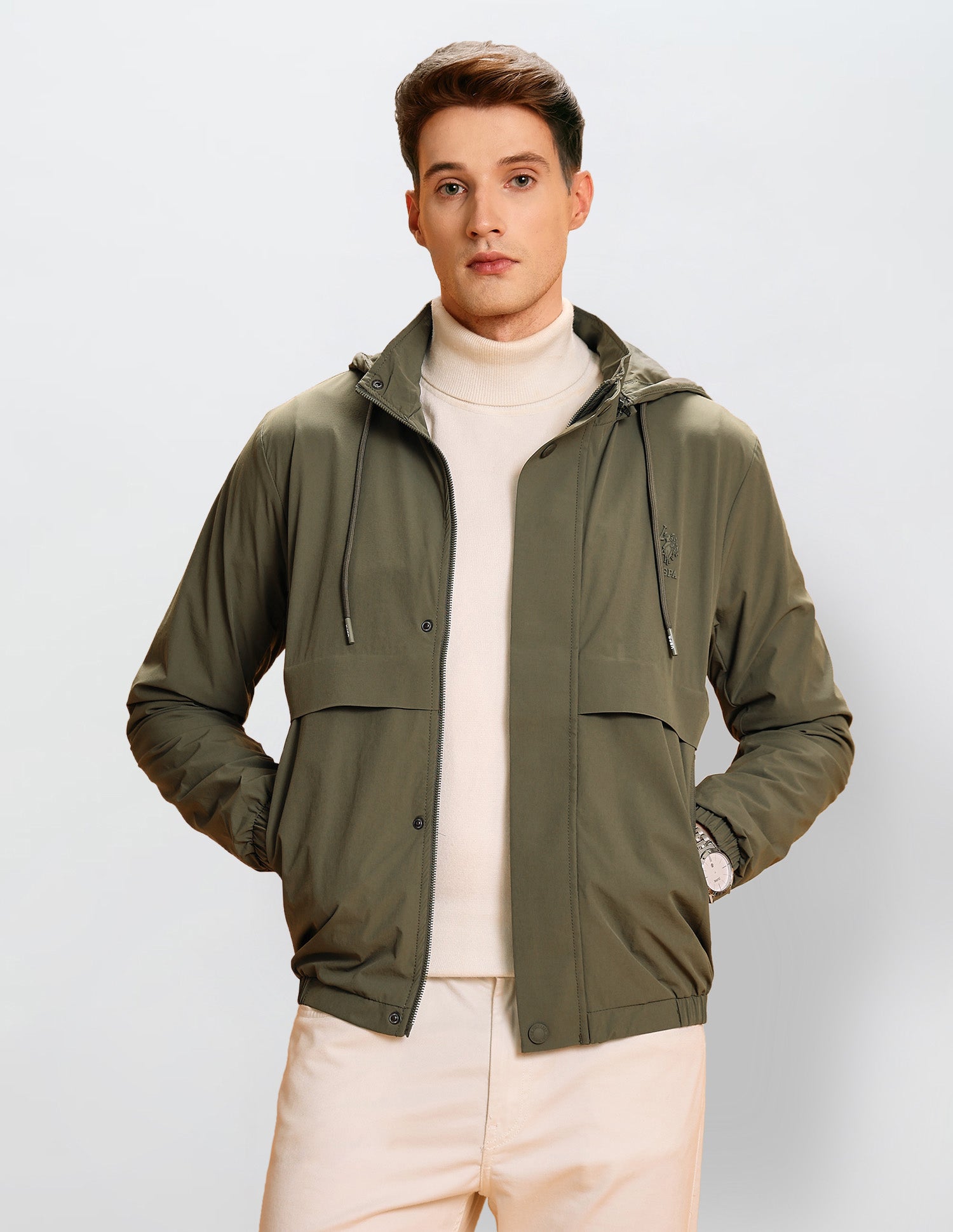 Detachable Hood Legend Of Horseshoe Jacket