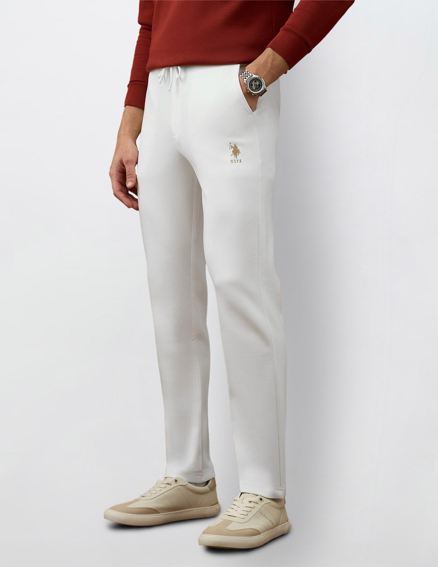 Mid Rise Varsity Theatre Track Pants