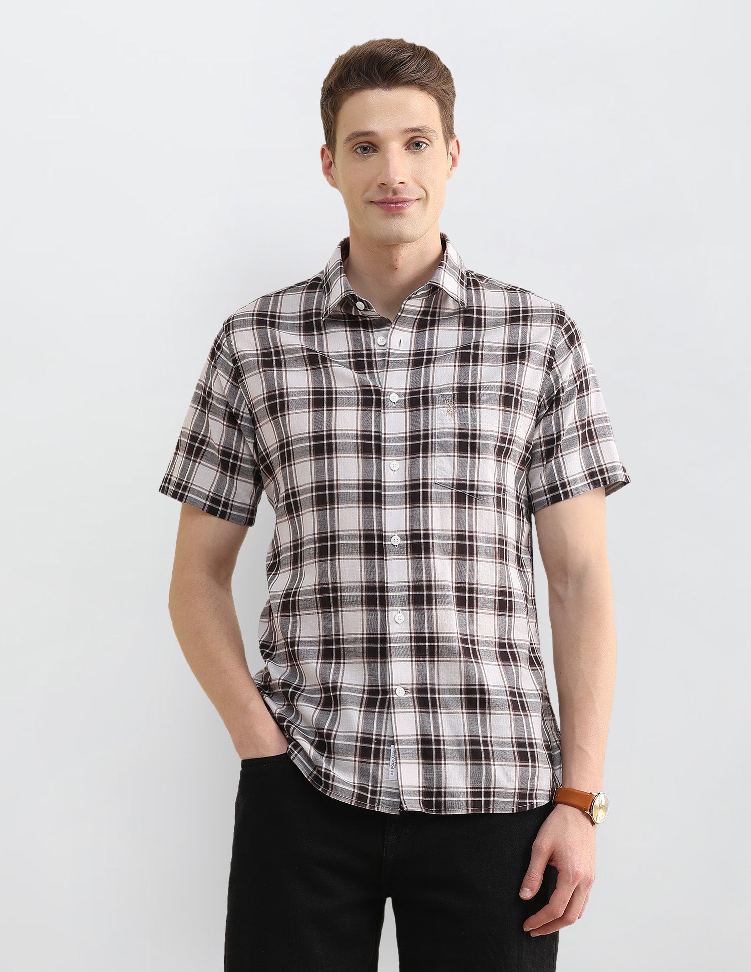 Plaid Checked Regular Fit Shirt