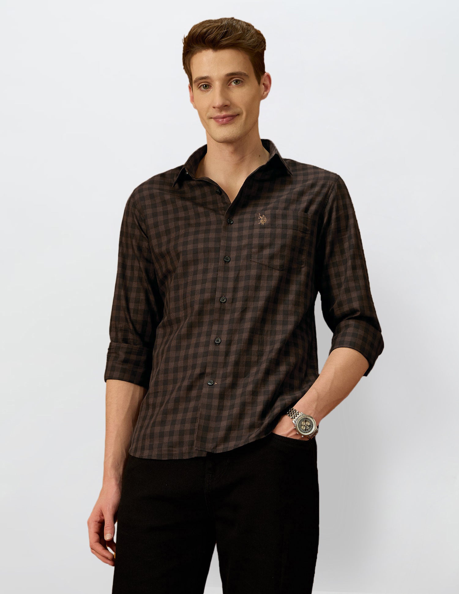 Equestrian Sports @ Elevnado Plaid Checked Shirt
