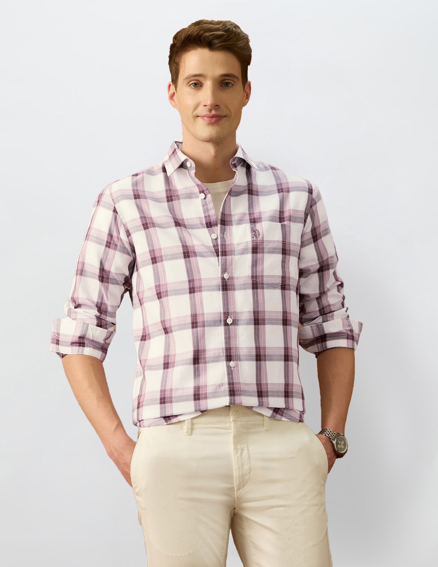 Equestrian Sports @ Elevnado Tartan Checked Shirt