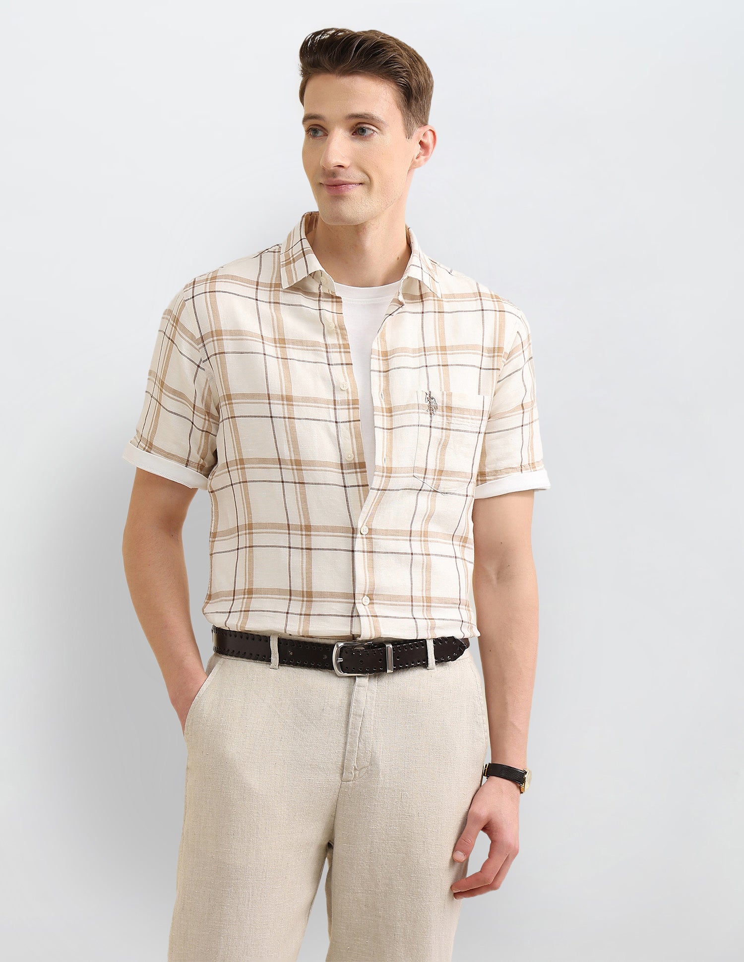 Windowpane Checked Sotogrande Shirt