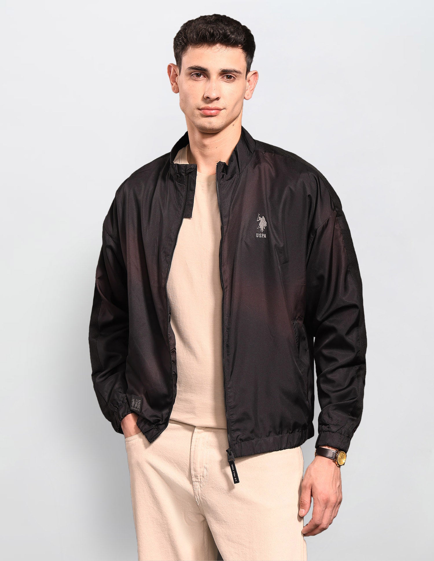 Black & Gold Regular Fit Jacket Wine - U.S. POLO ASSN. | Large