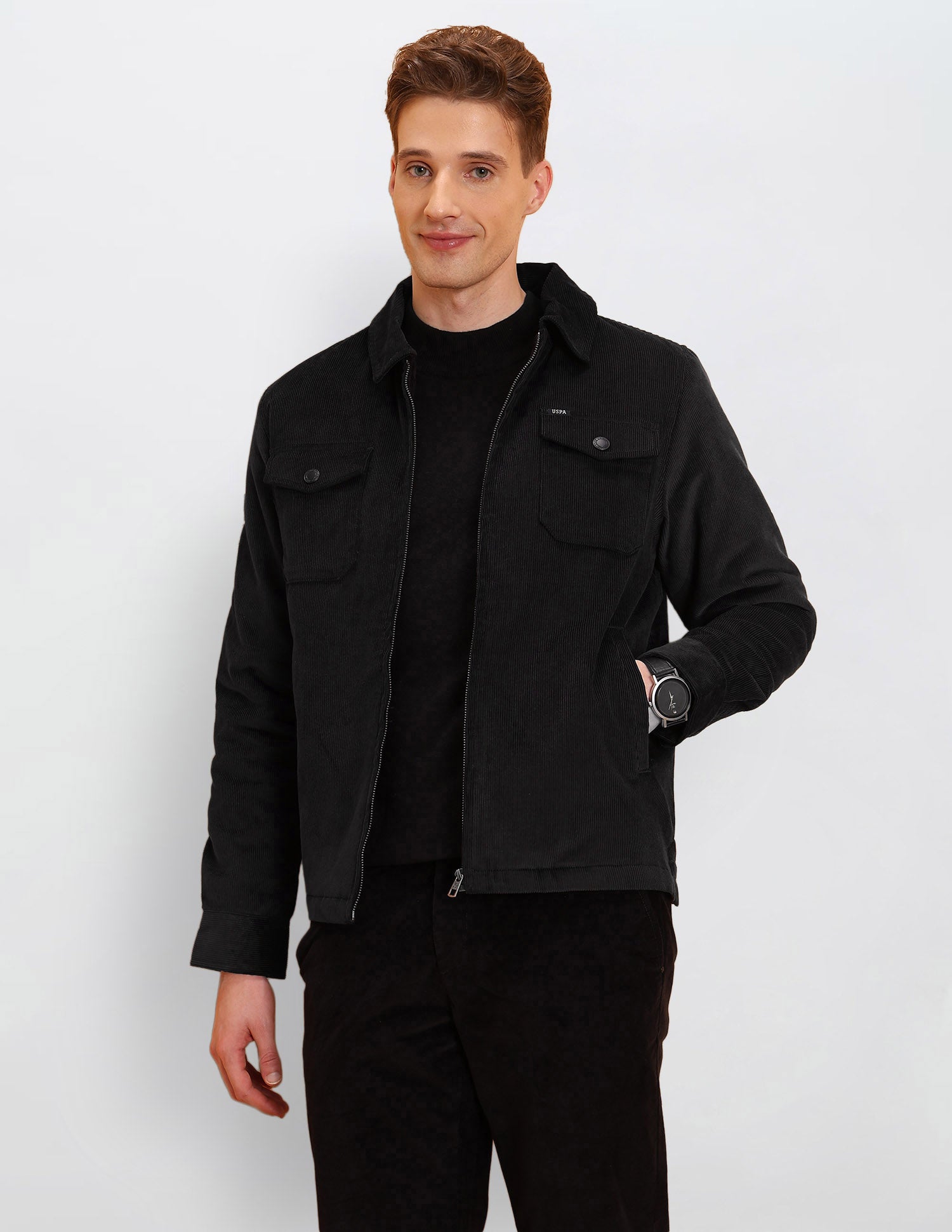 Solid Legend Of Horseshoe Regular Fit Jacket