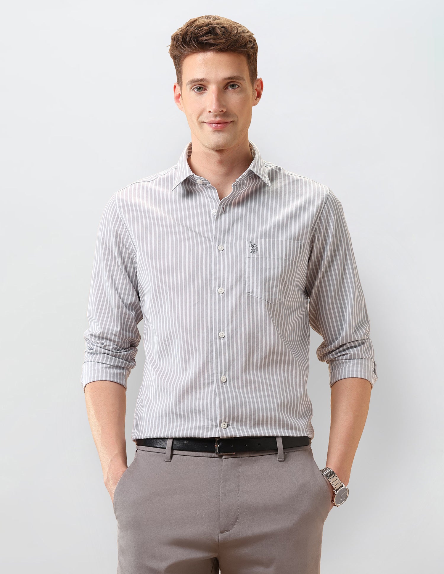 Pacho X Vertical Striped Regular Fit Shirt