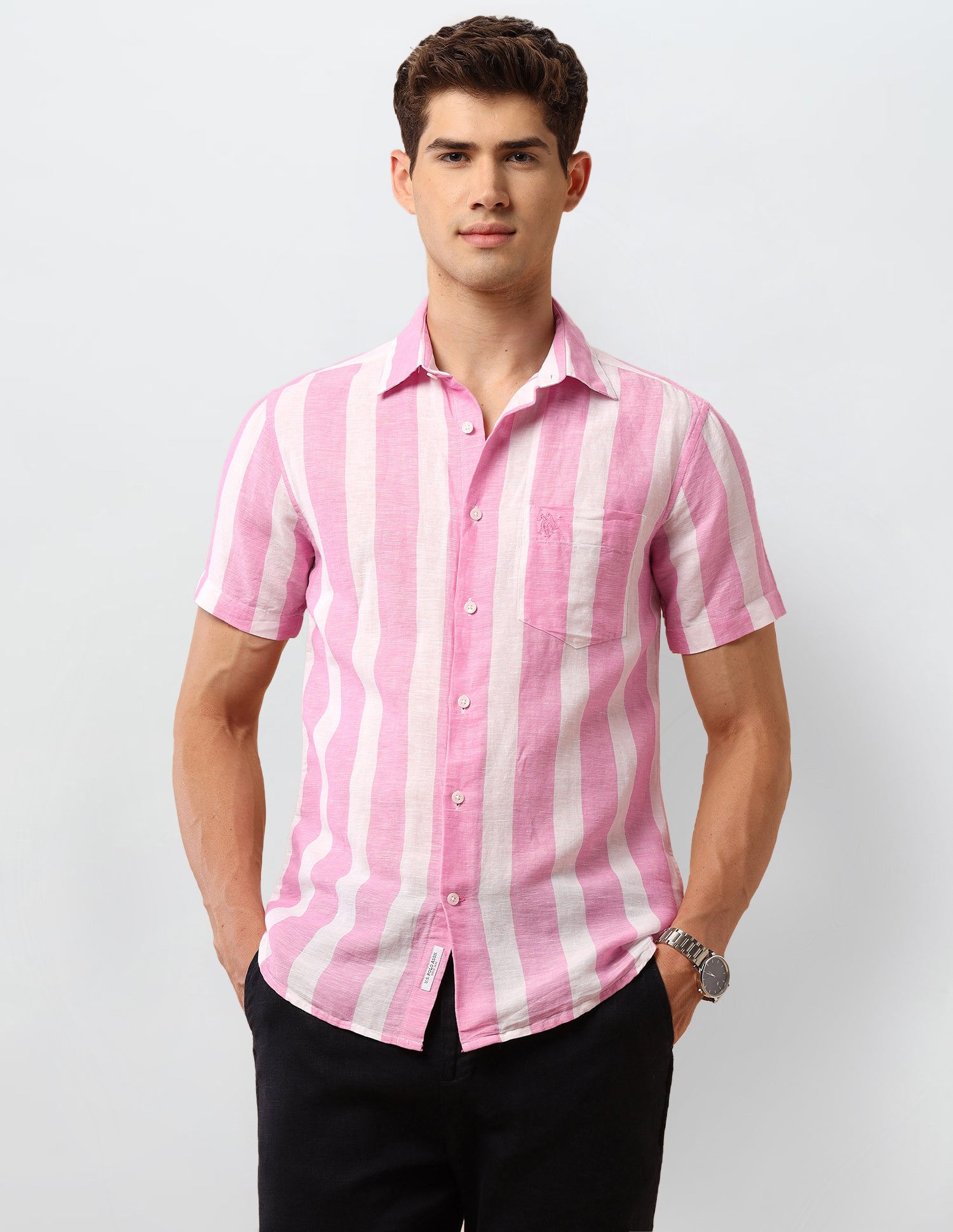 Pacho X Vertical Striped Regular Fit Shirt