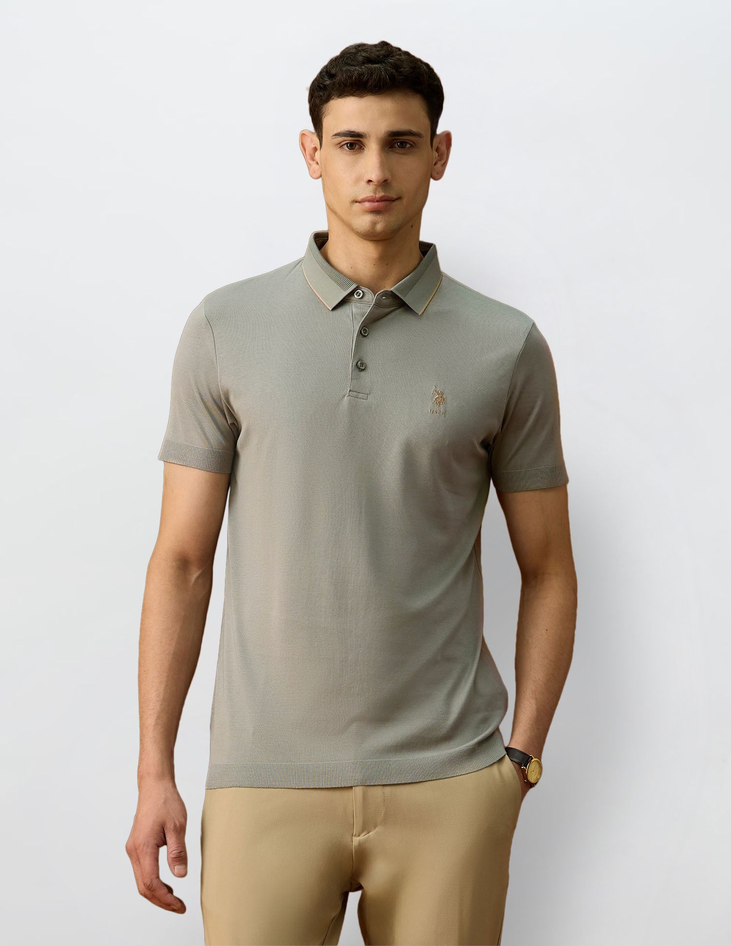 Regular Fit Equestrian Aisle Theater Polo Shirt