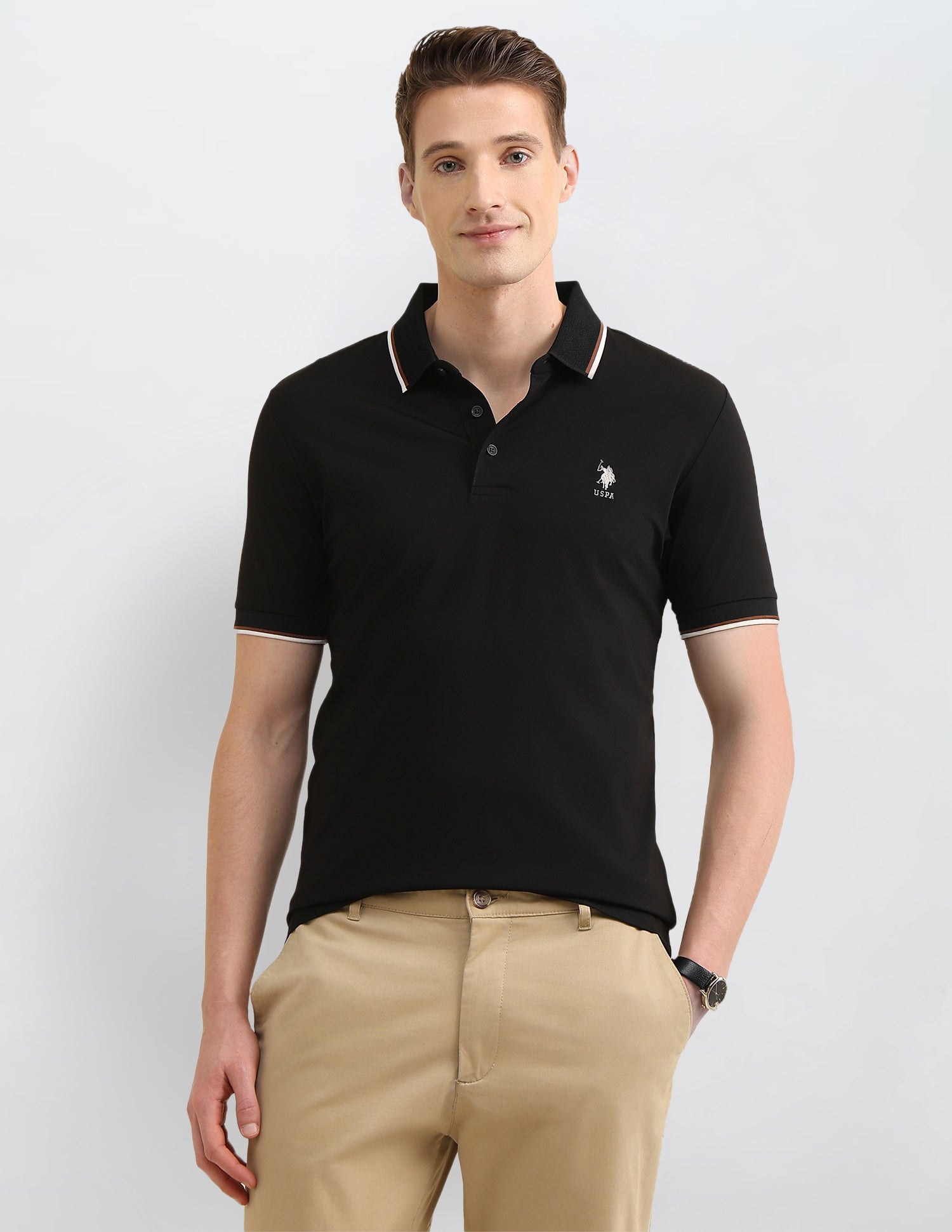 Solid Sotogrande Slim Fit Polo Shirt