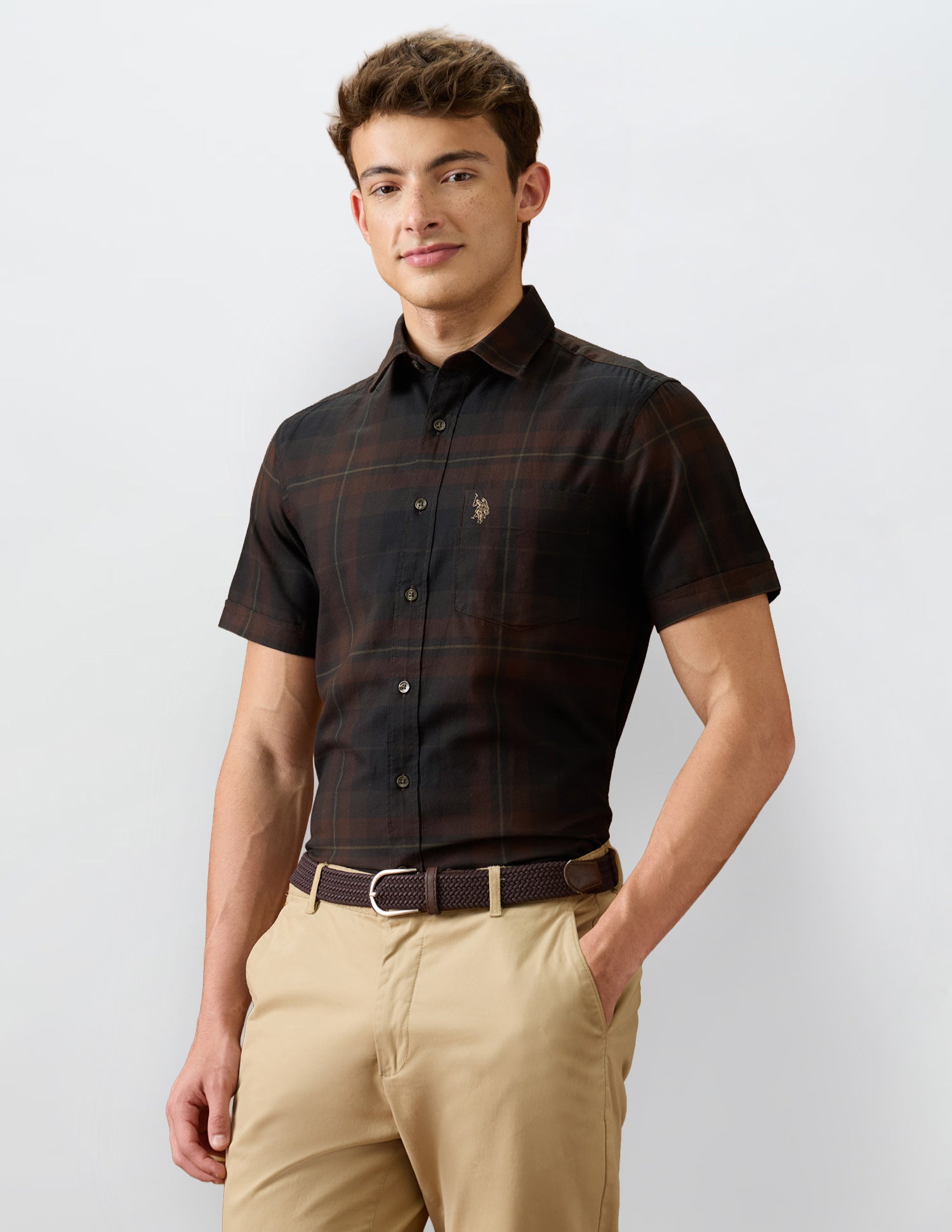 Plaid Checked Regular Fit Shirt