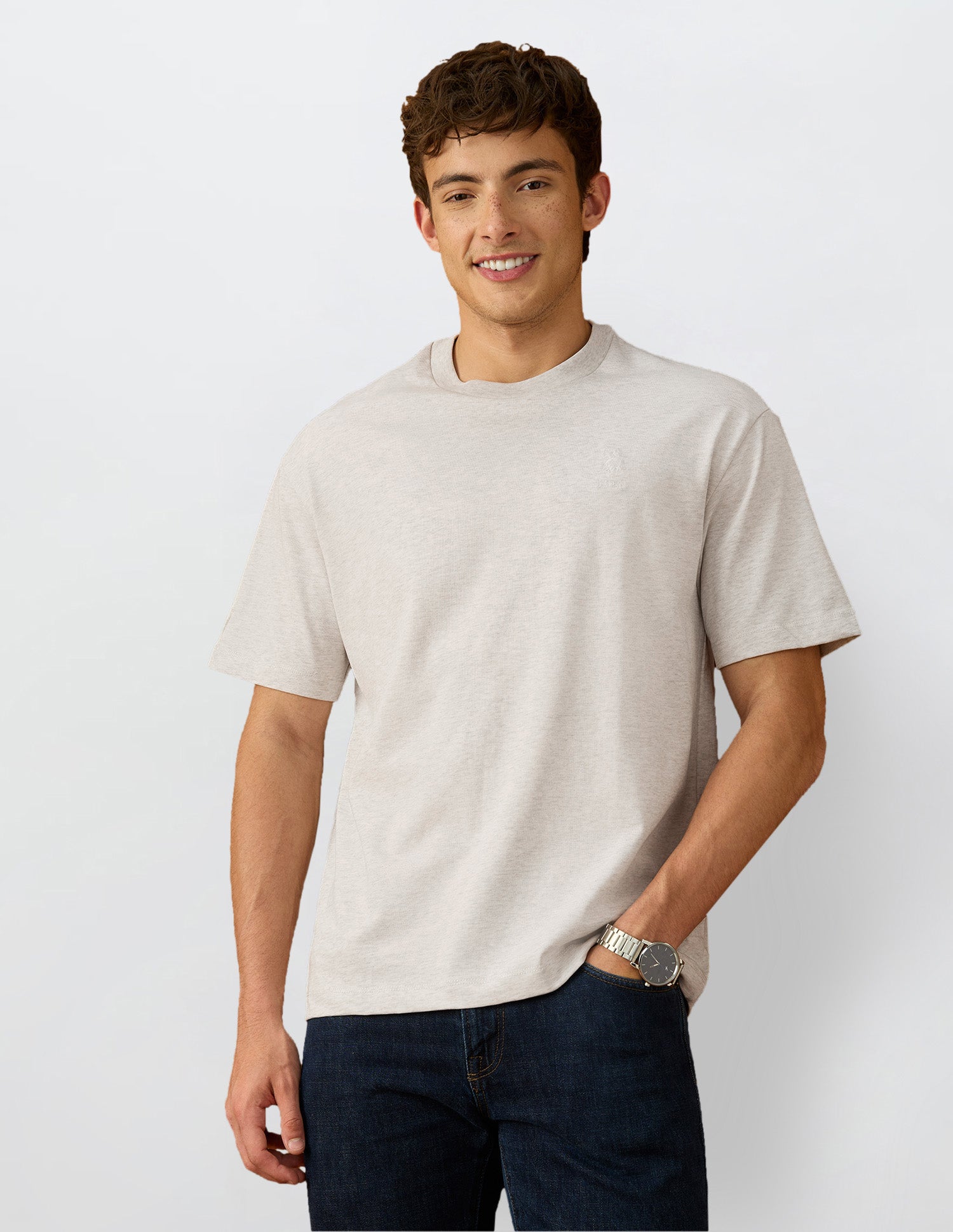Heathered Relaxed Fit T-Shirt
