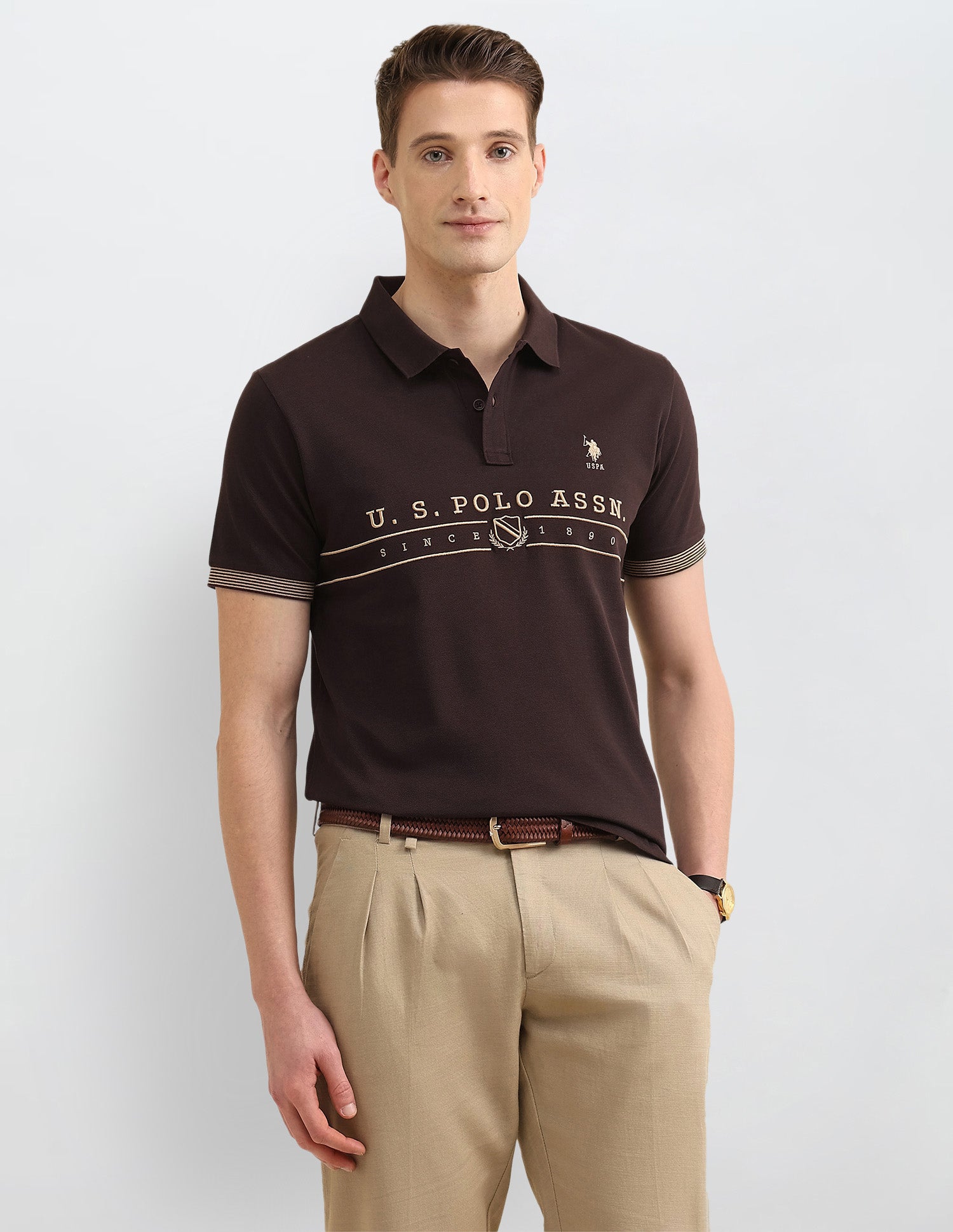 Brand Embroidered Sotogrande Polo Shirt