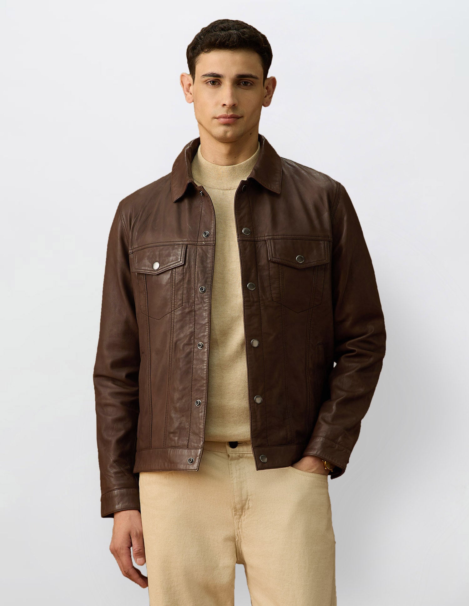 Equestrian Aisle Theater Leather Jacket