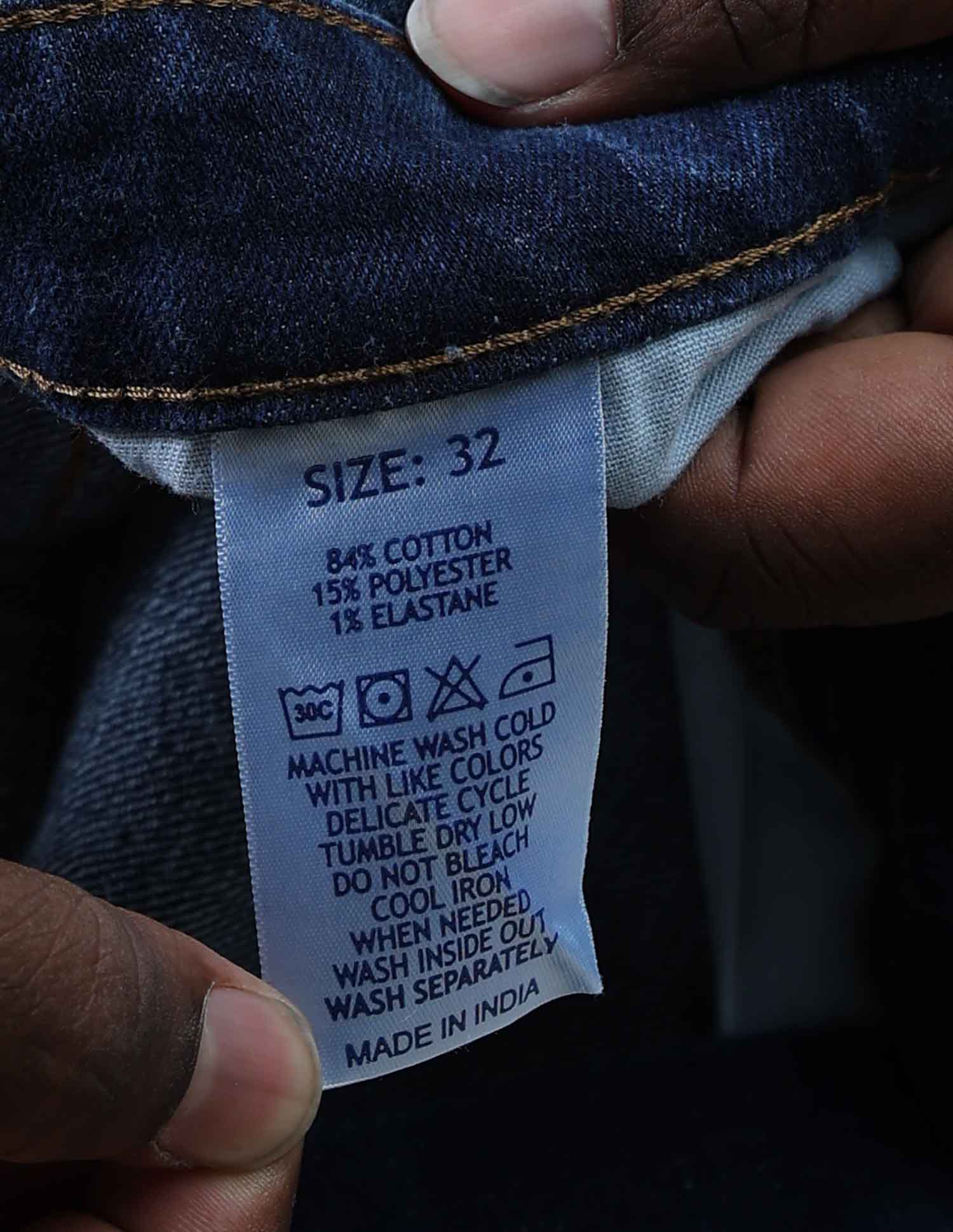Connor Bootcut Fit Blue Jeans Dark Blue - U.S. Polo Assn. India | Large