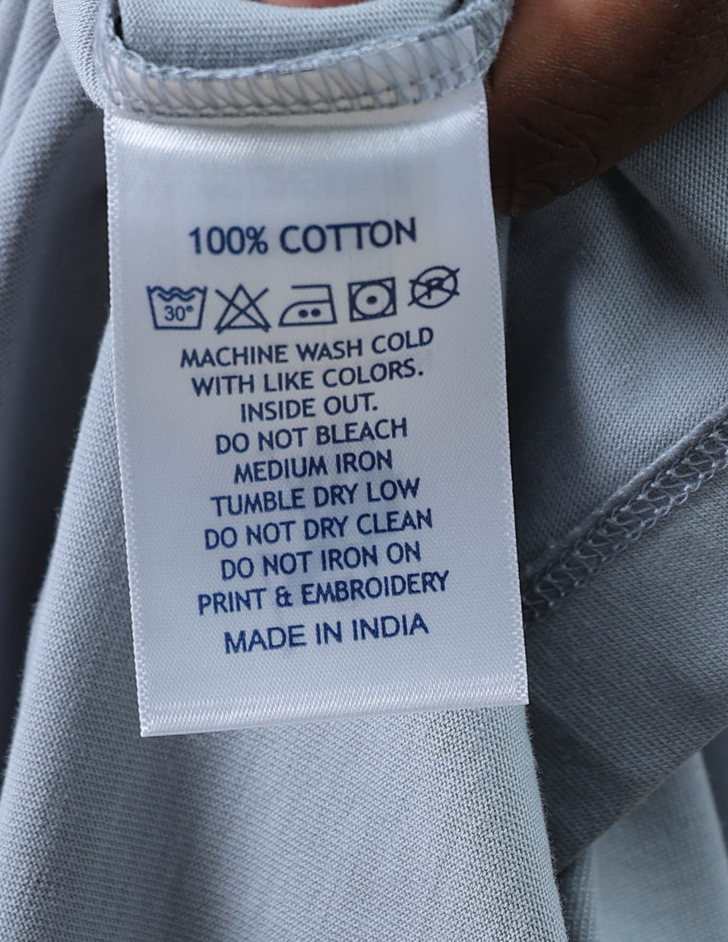 Solid Relaxed Fit T-Shirt Grey - U.S. Polo Assn. India | Large
