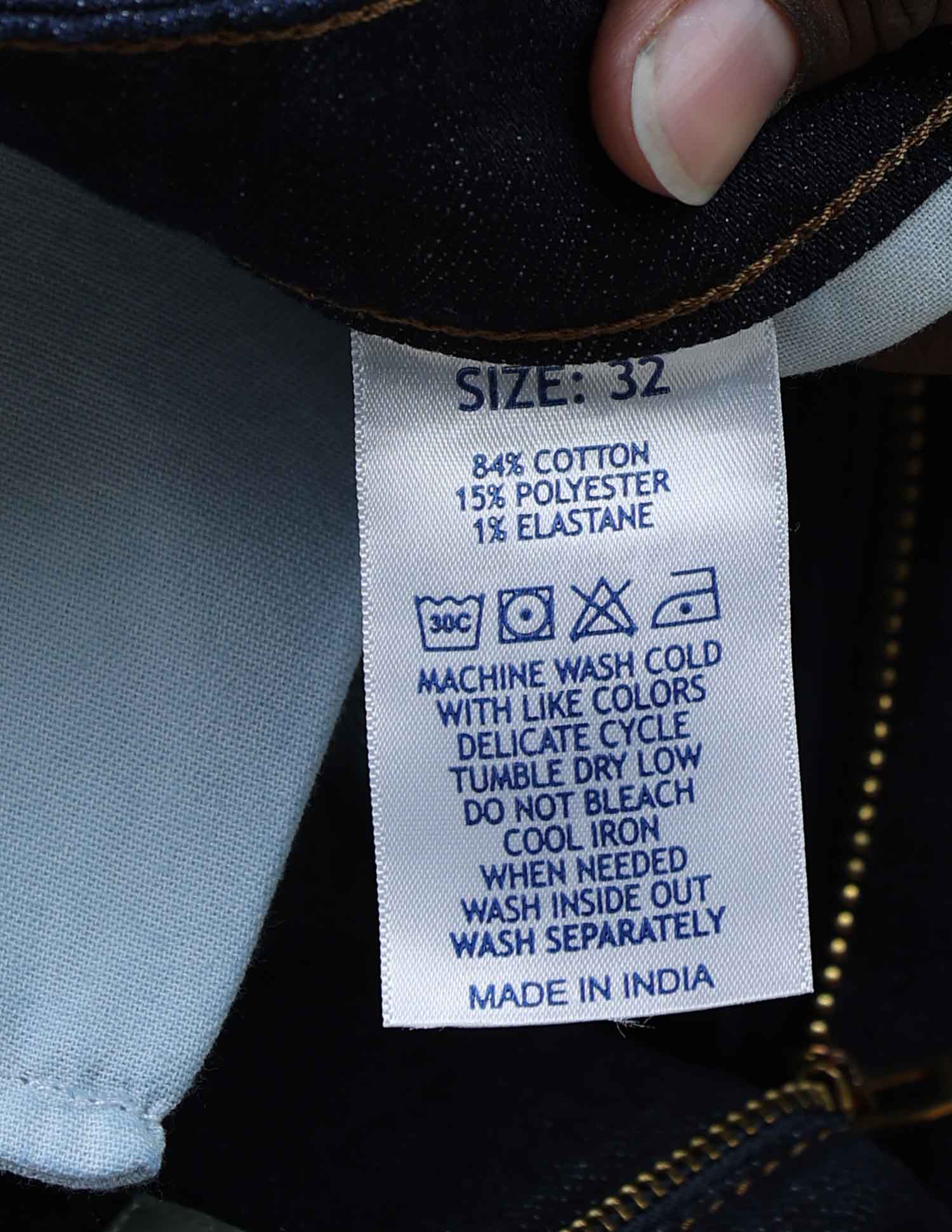 Logan Loose Straight Fit Blue Jeans Dark Blue - U.S. Polo Assn. India | Large