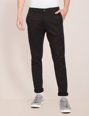 US POLO ASSN Mens Straight Fit Formal Trousers