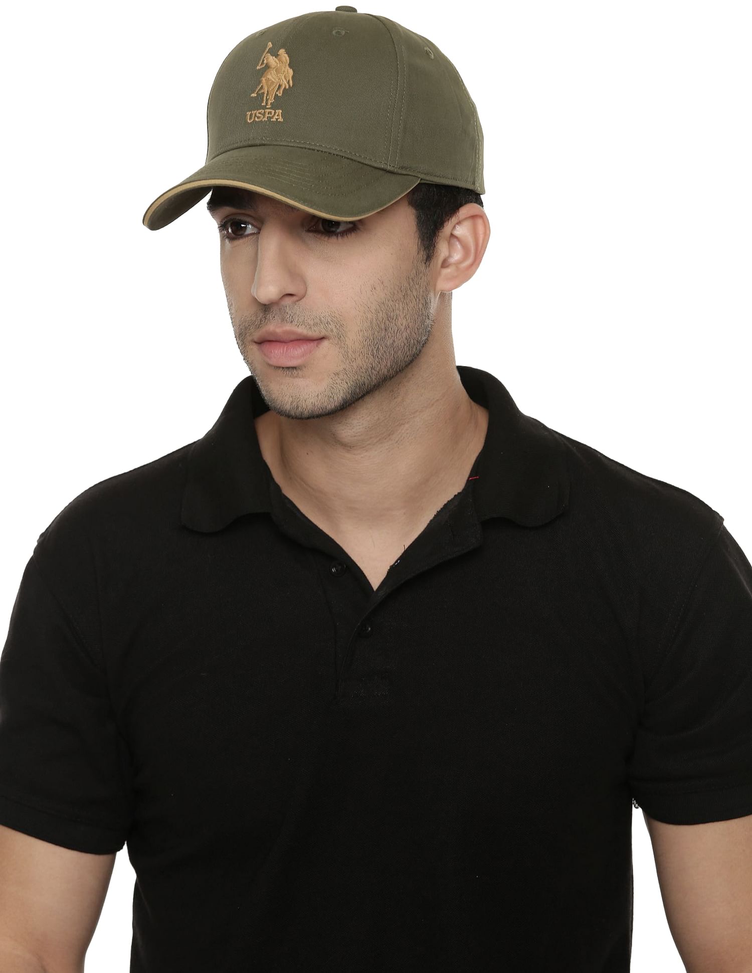 Cotton Solid Lugo Cap Dark Green - U.S. POLO ASSN. | Large