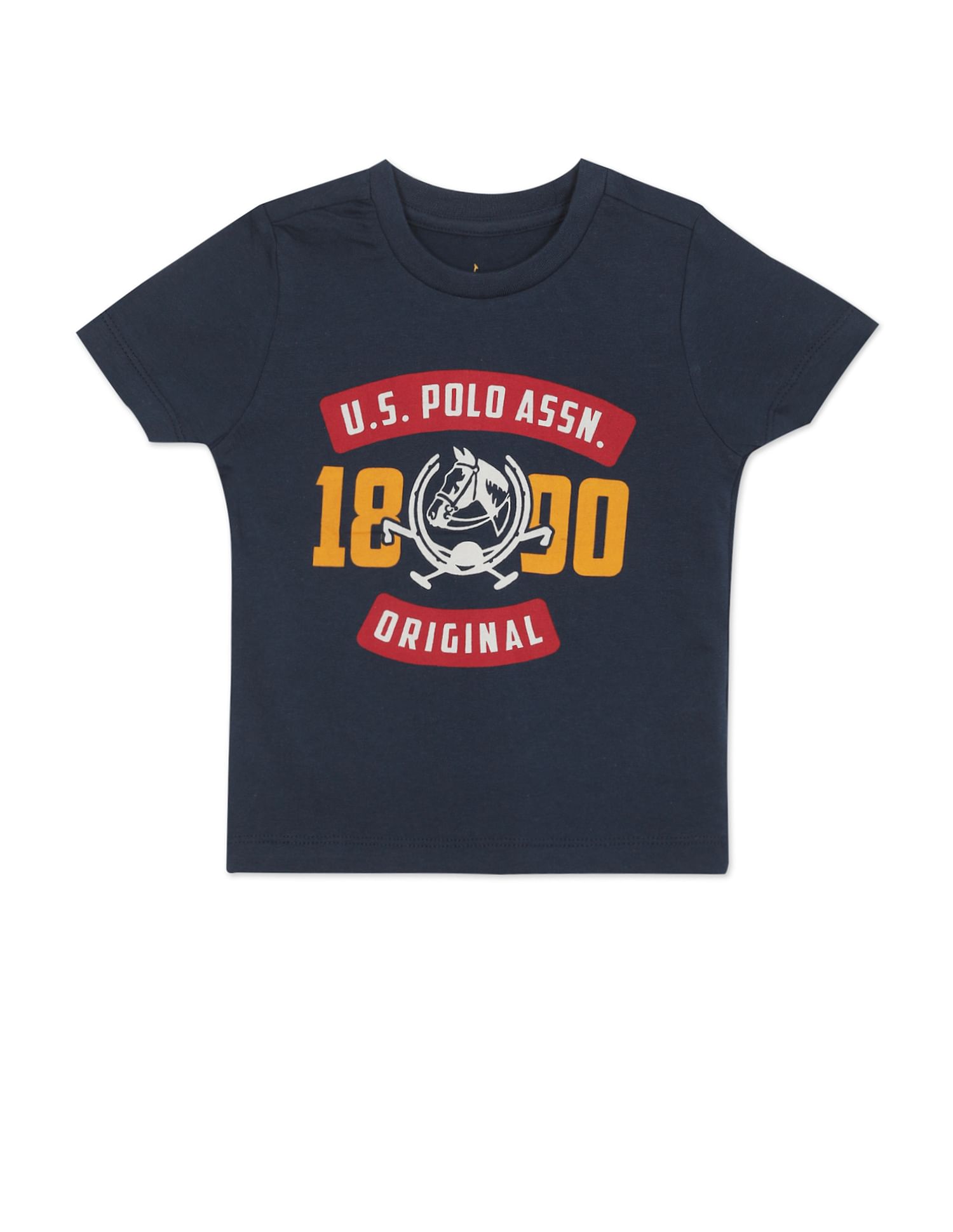 Brand Print Cotton T-Shirt