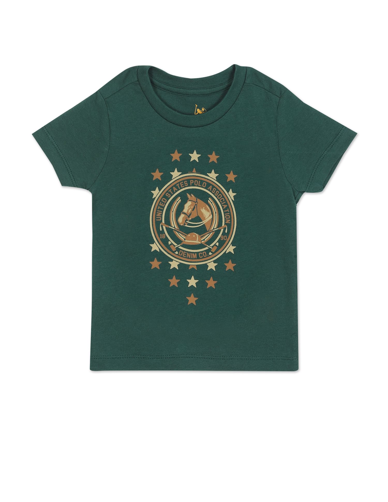 Pure Cotton Brand Print T-Shirt