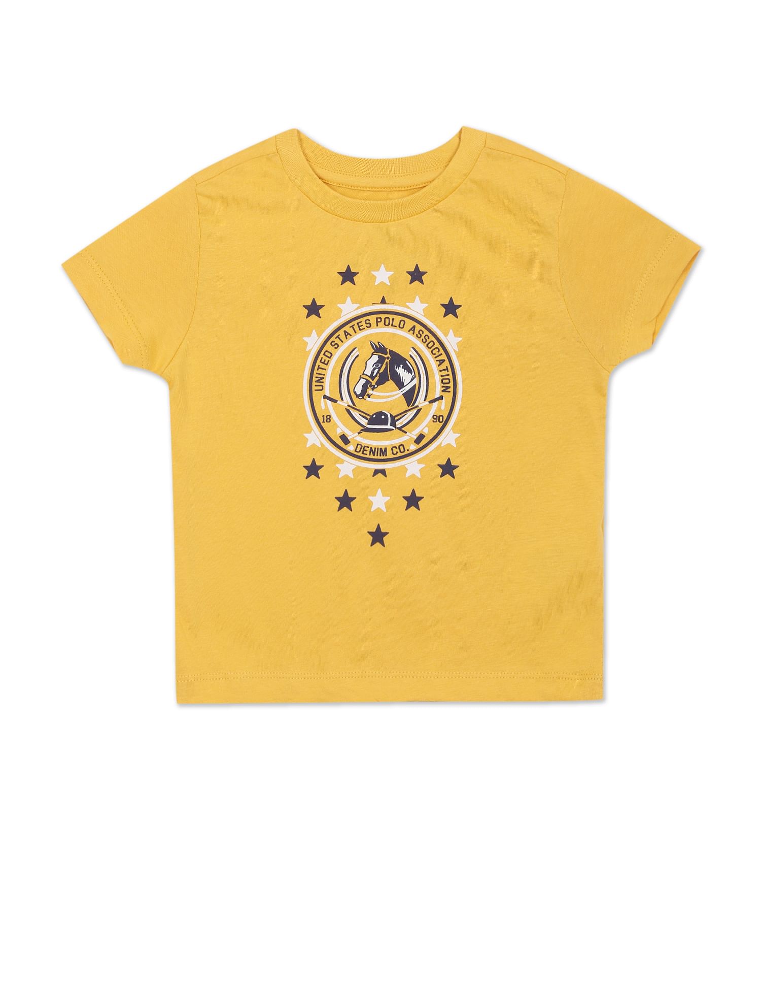 Boys Cotton Brand Print T-Shirt – U.S. Polo Assn. India
