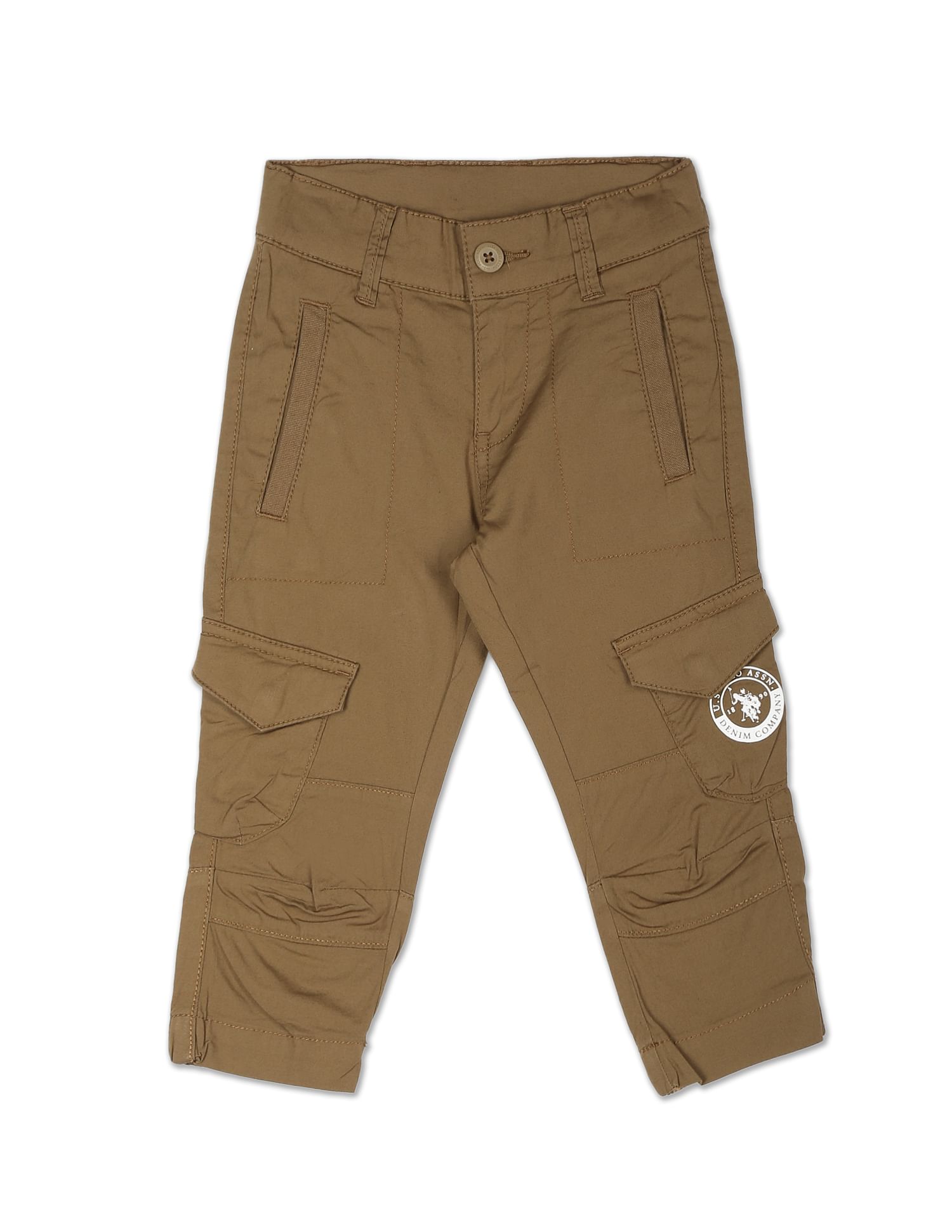 Urban Classics Fitted Cargo Sweat Pants In Soft Seagrass | MYER
