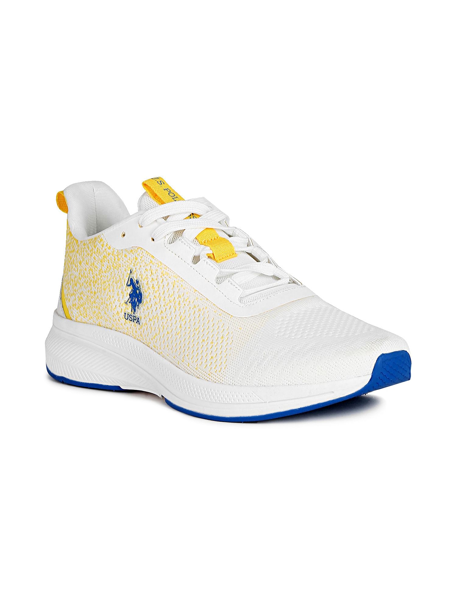 Men Ombre Lace Up Wanson 2.0 Sneakers White - U.S. Polo Assn. India | Large