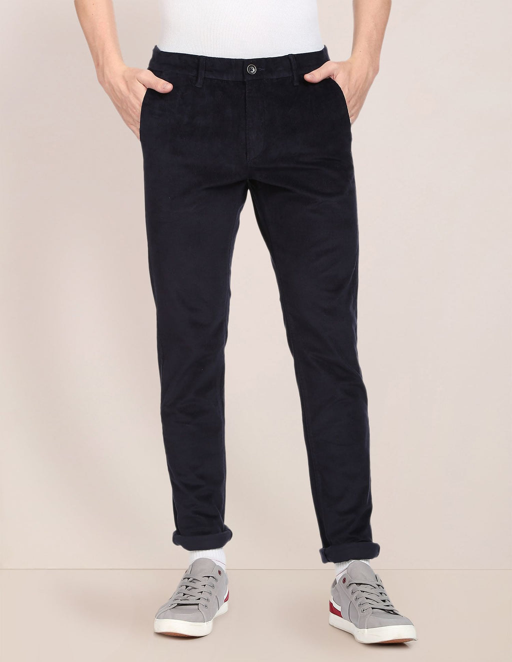 Buy Beige Trousers & Pants for Men by U.S. Polo Assn. Online | Ajio.com