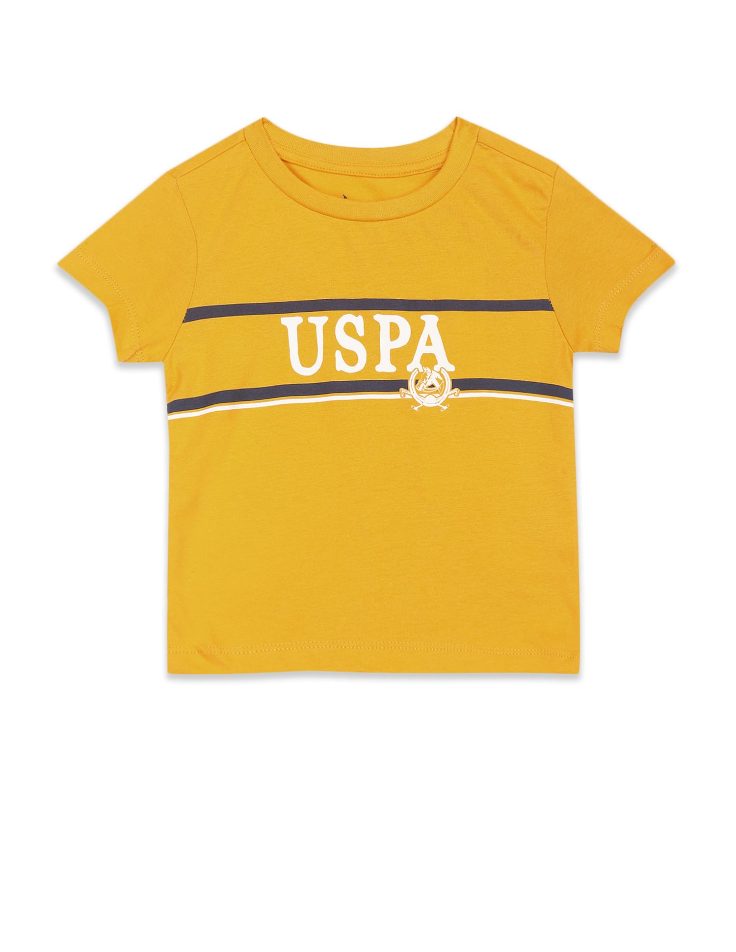 Brand Print Pure Cotton T-Shirt