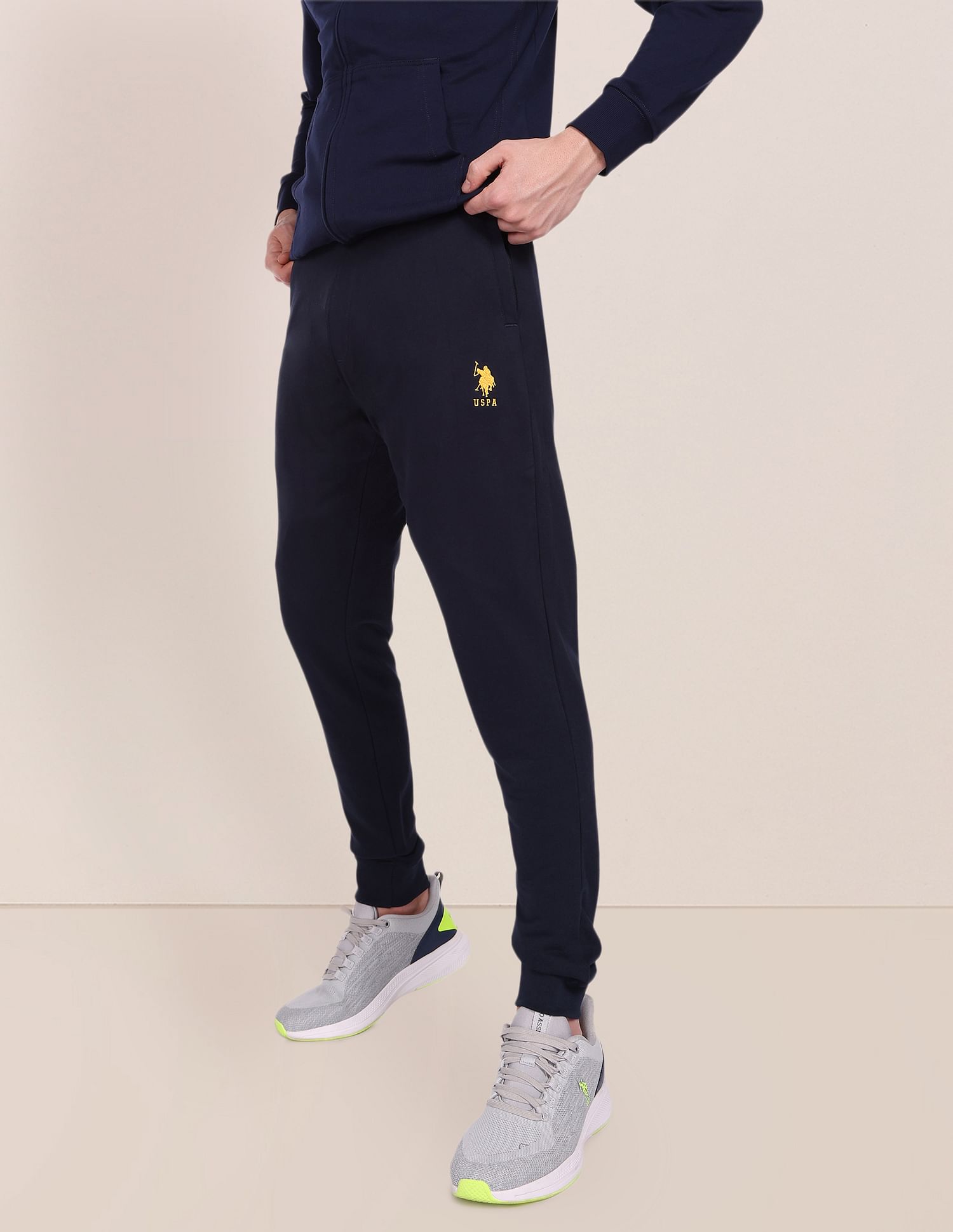 Elasticised Pure Cotton Joggers