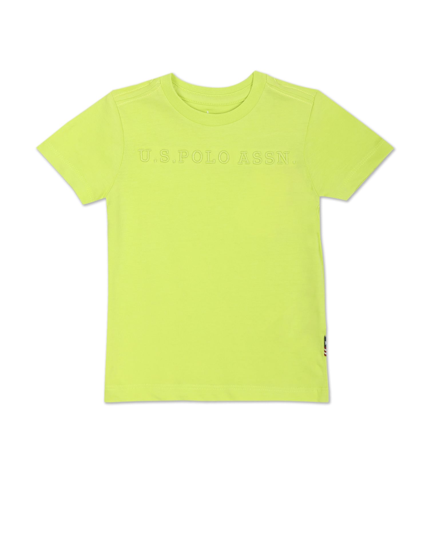 Boys EmbroideLogo Crew Neck T-Shirt