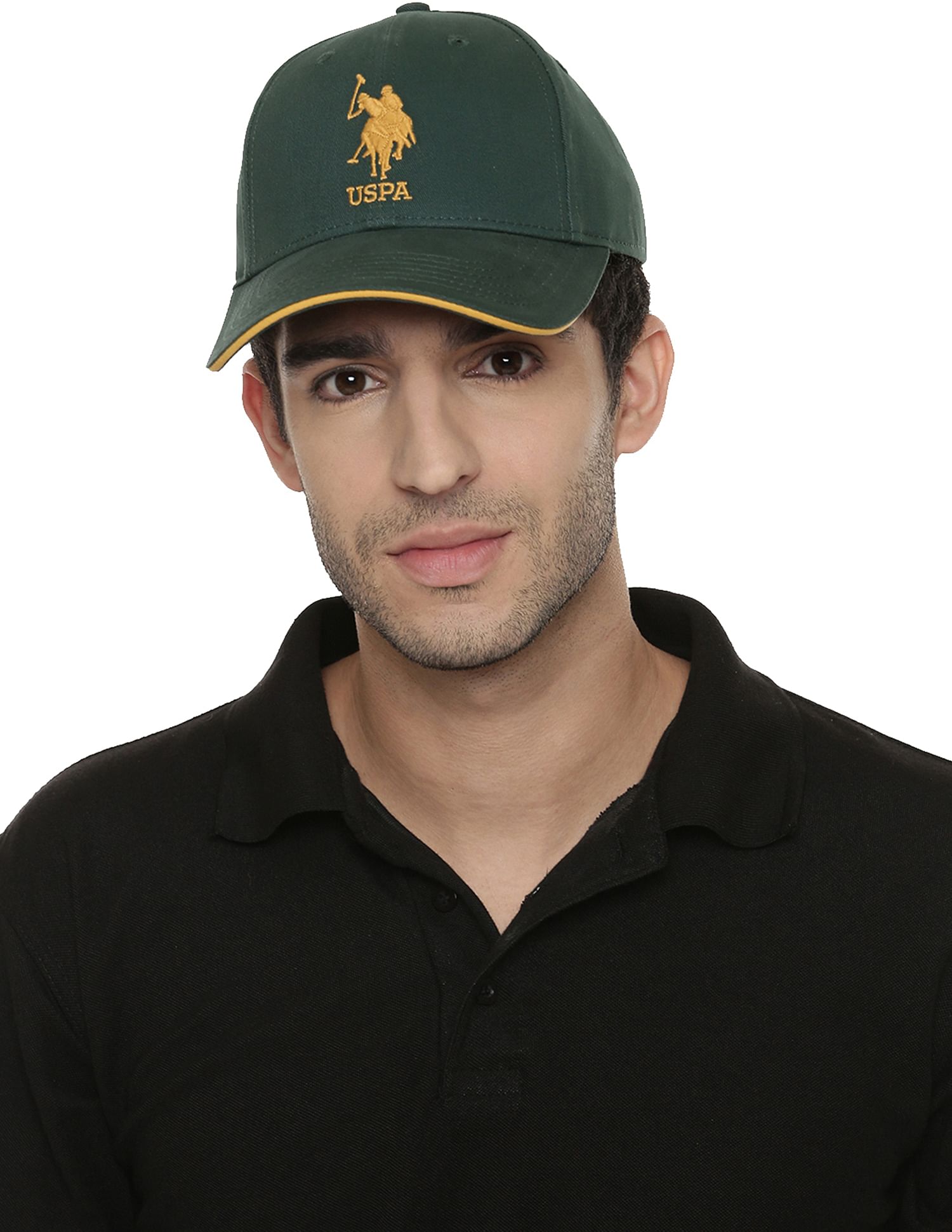 Cotton Solid Lugo Cap Dark Green - U.S. POLO ASSN. | Large