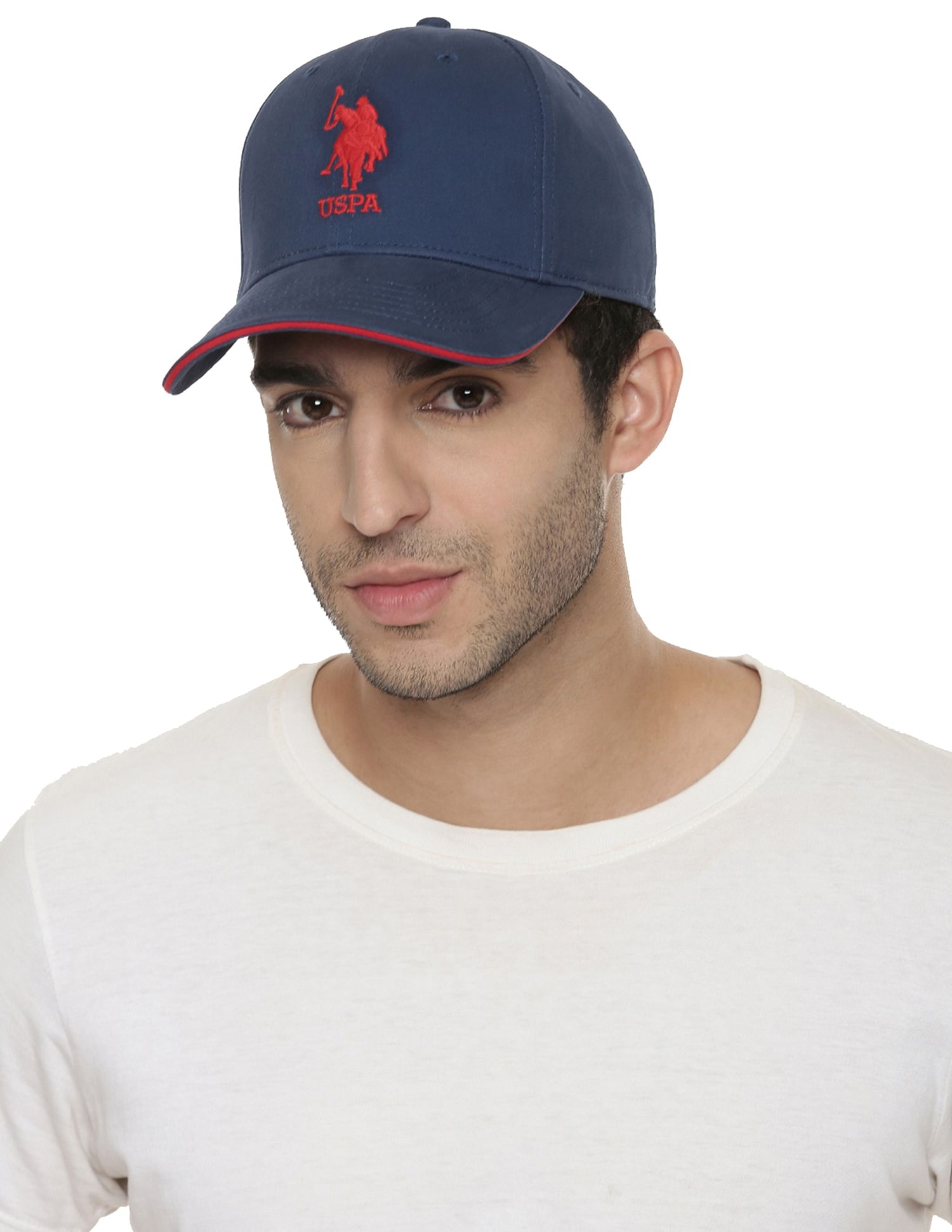 Cotton Solid Lugo Cap Light Indigo - U.S. POLO ASSN. | Large