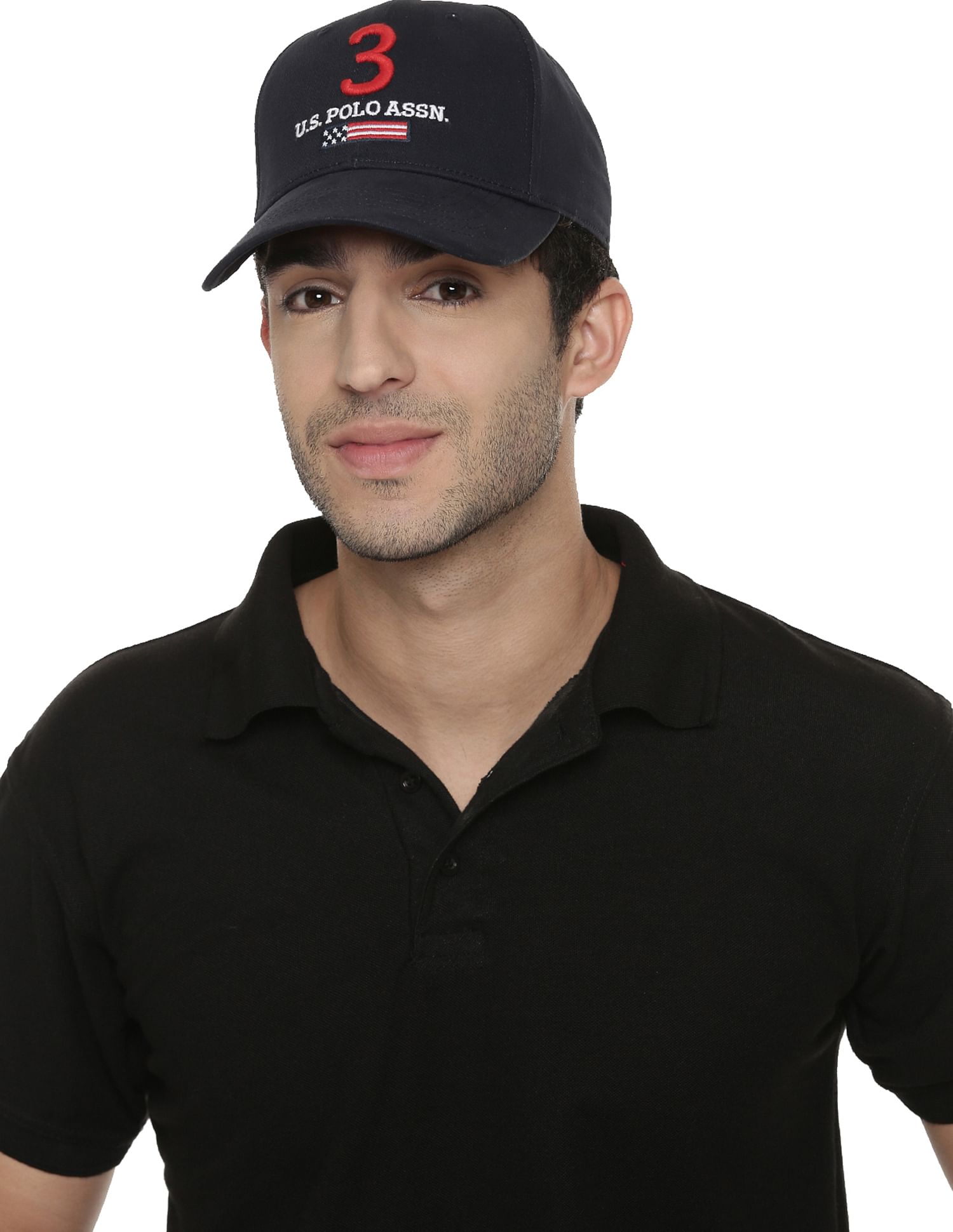 Cotton Solid Lisbon Cap Indigo - U.S. POLO ASSN. | Large