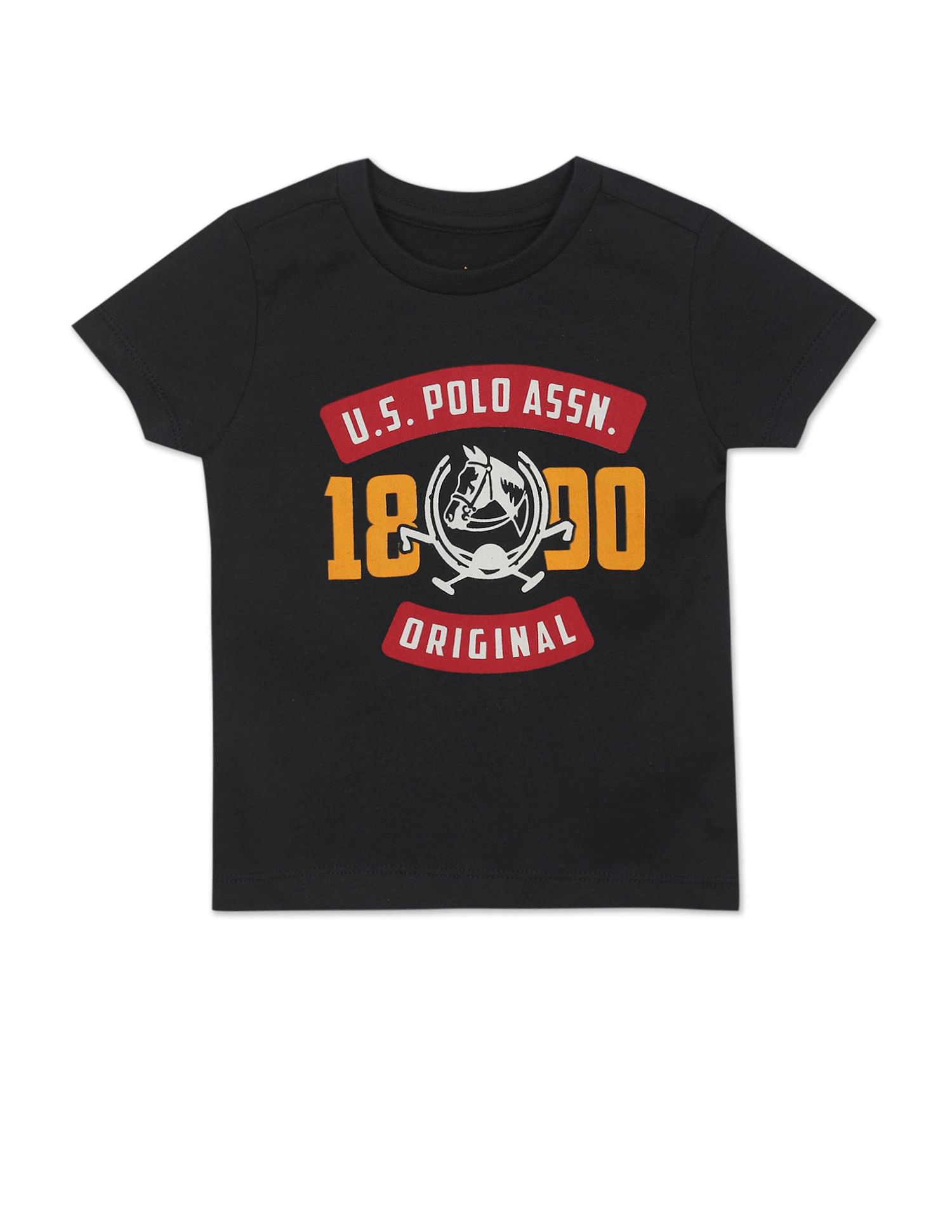 Pure Cotton Brand Print T-Shirt