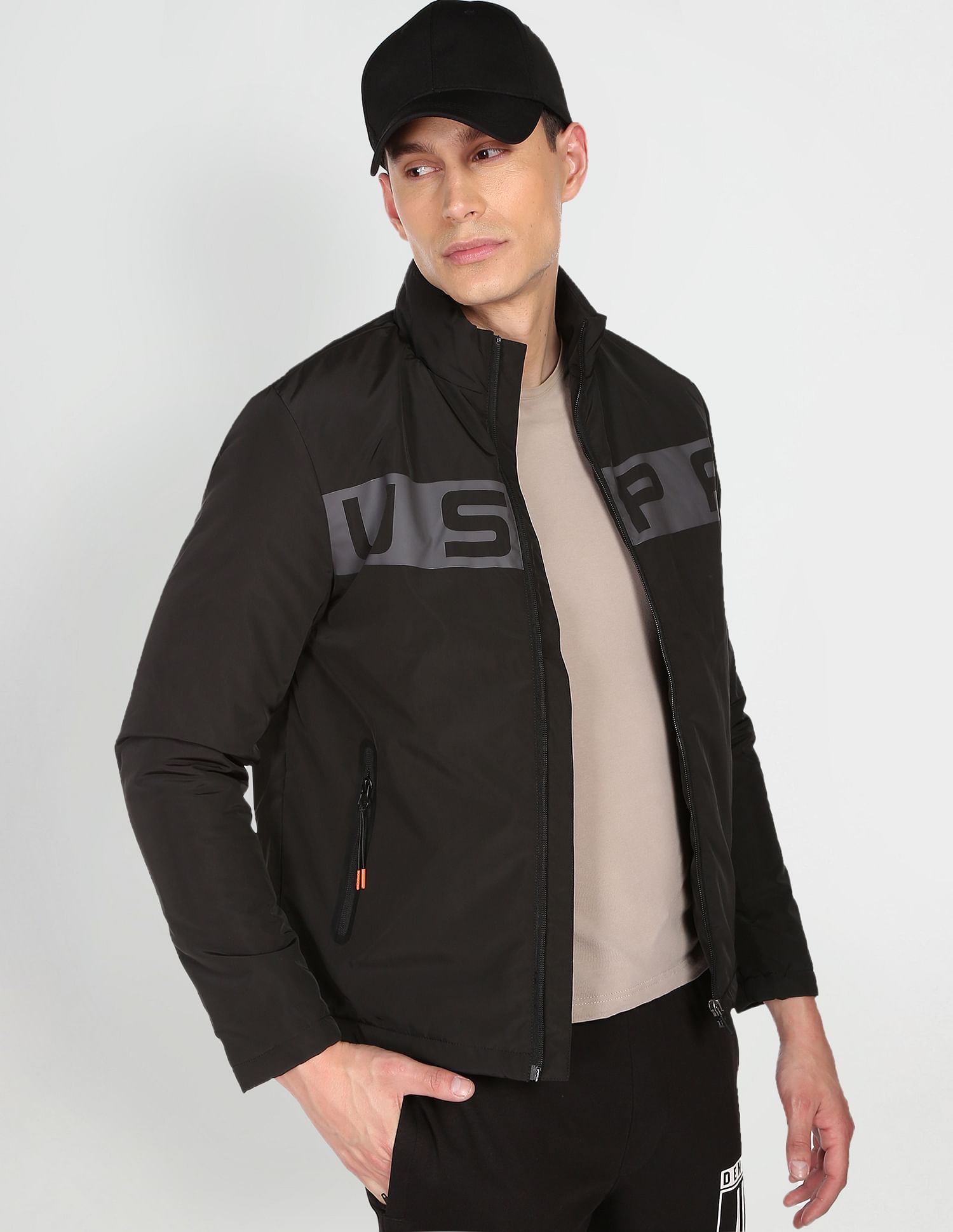 Buy Black Jackets & Coats for Men by Campus Sutra Online | Ajio.com