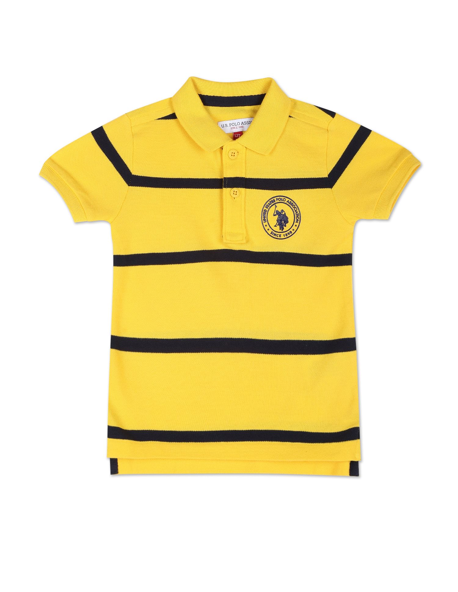 Horizontal Stripe Pique Polo Shirt – U.S. Polo Assn. India