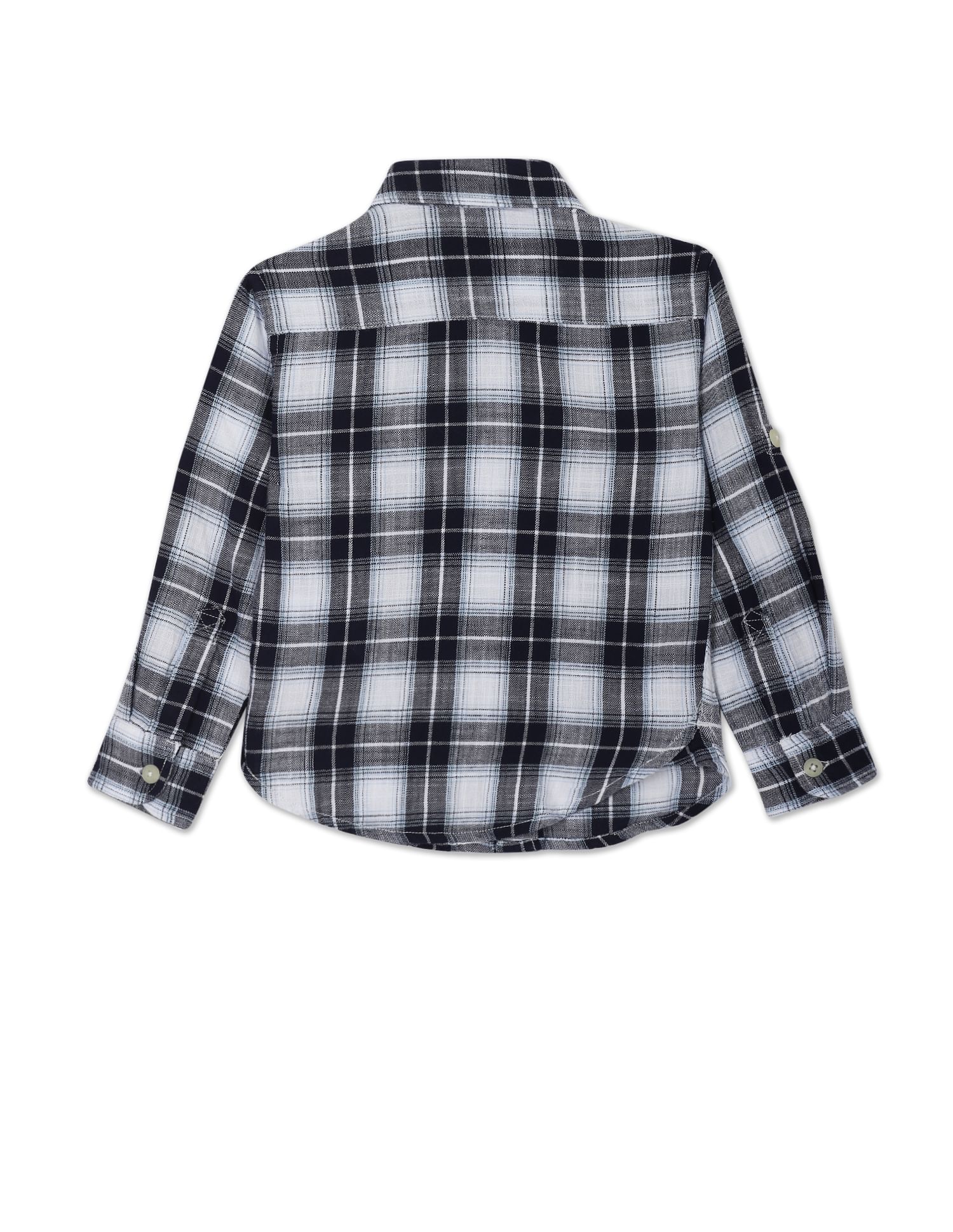 Outdoor Check Cotton Shirt Indigo - U.S. Polo Assn. India | Large