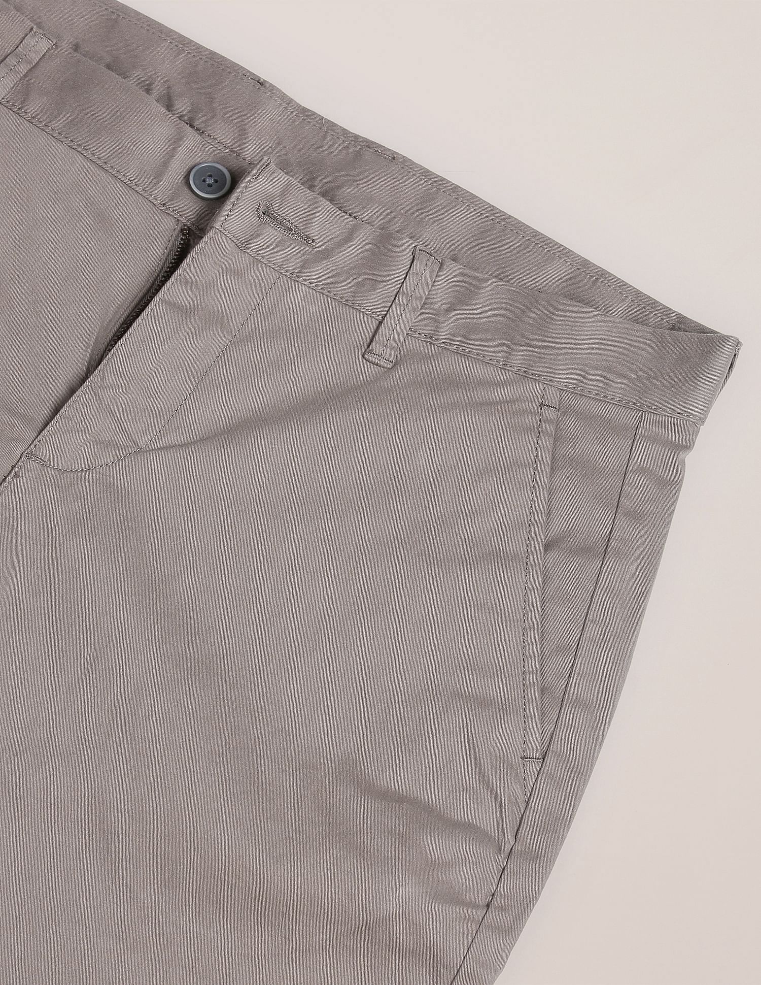 Mid Rise Solid Slim Fit Shorts Grey - U.S. POLO ASSN. | Large