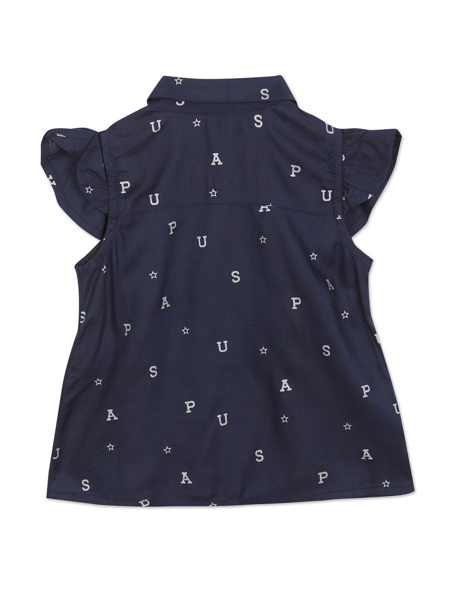 Sleeveless Printed Top Navy - U.S. POLO ASSN. | Large