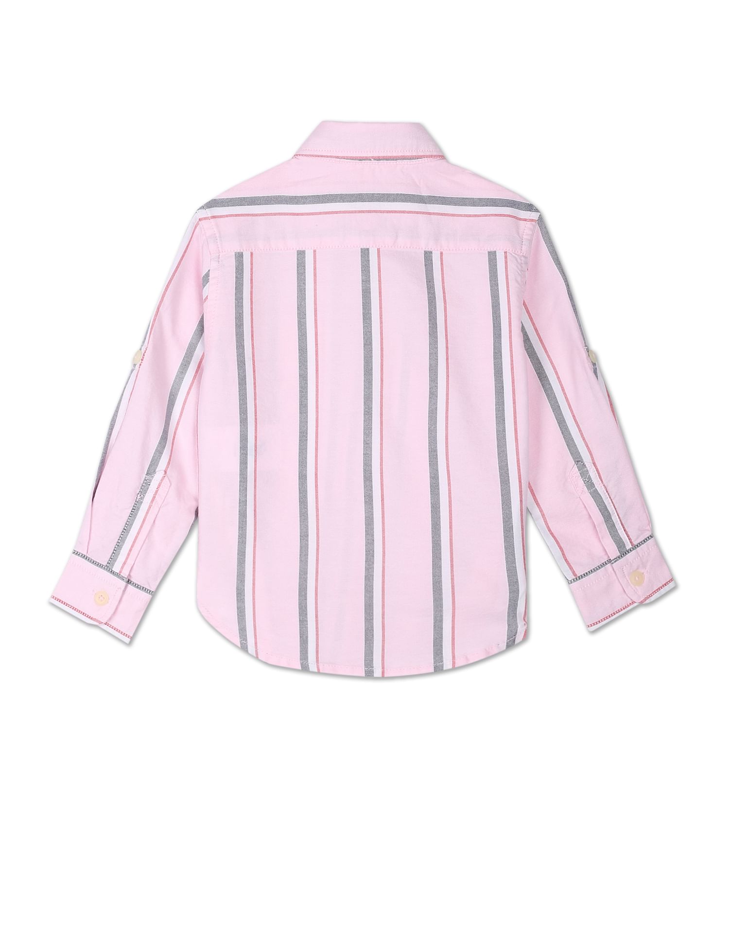 Vertical Stripe Oxford Shirt Pink - U.S. POLO ASSN. | Large