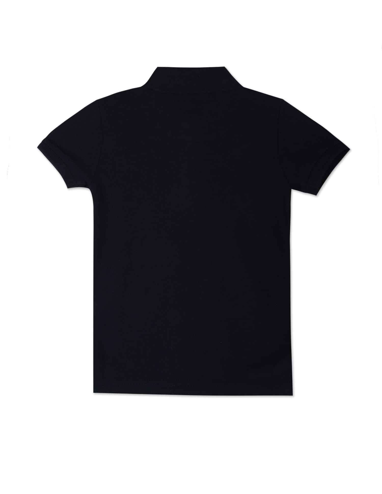 Graphic Print Cotton Polo Shirt Navy - U.S. POLO ASSN. | Large