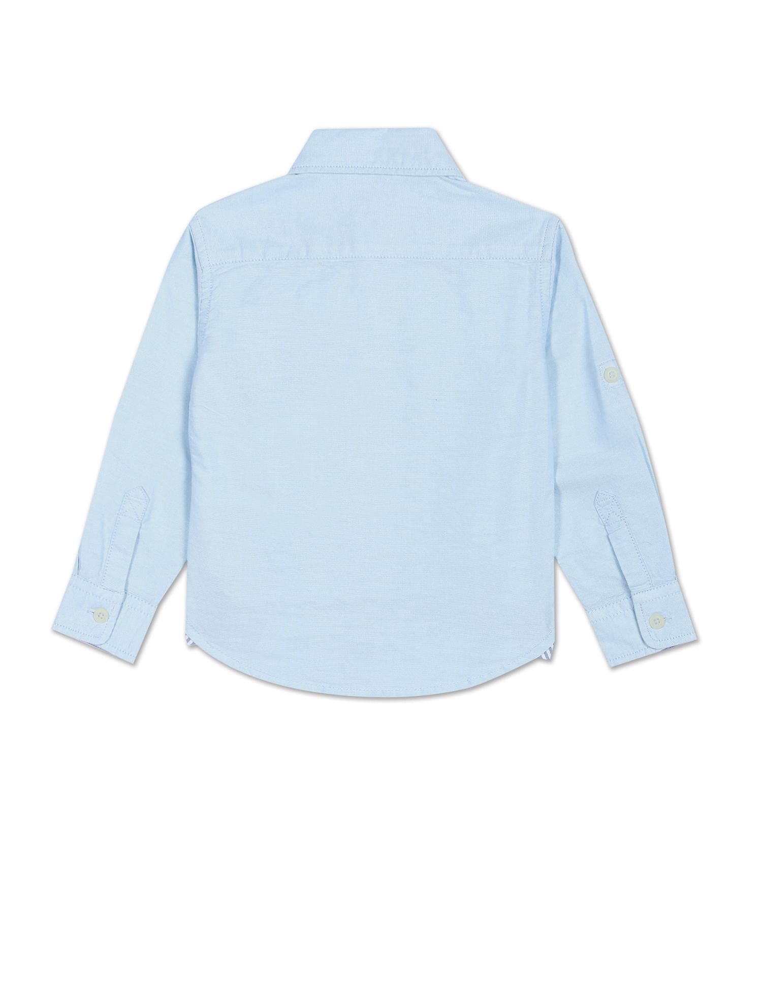 Button Down Solid Casual Shirt Light Blue - U.S. POLO ASSN. | Large