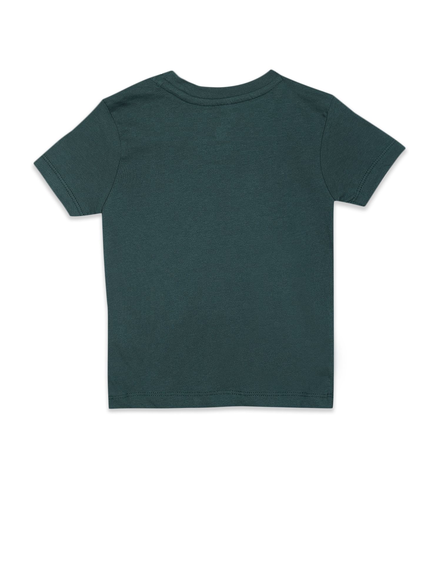 Brand Print Pure Cotton T-Shirt Dark Green - U.S. POLO ASSN. | Large