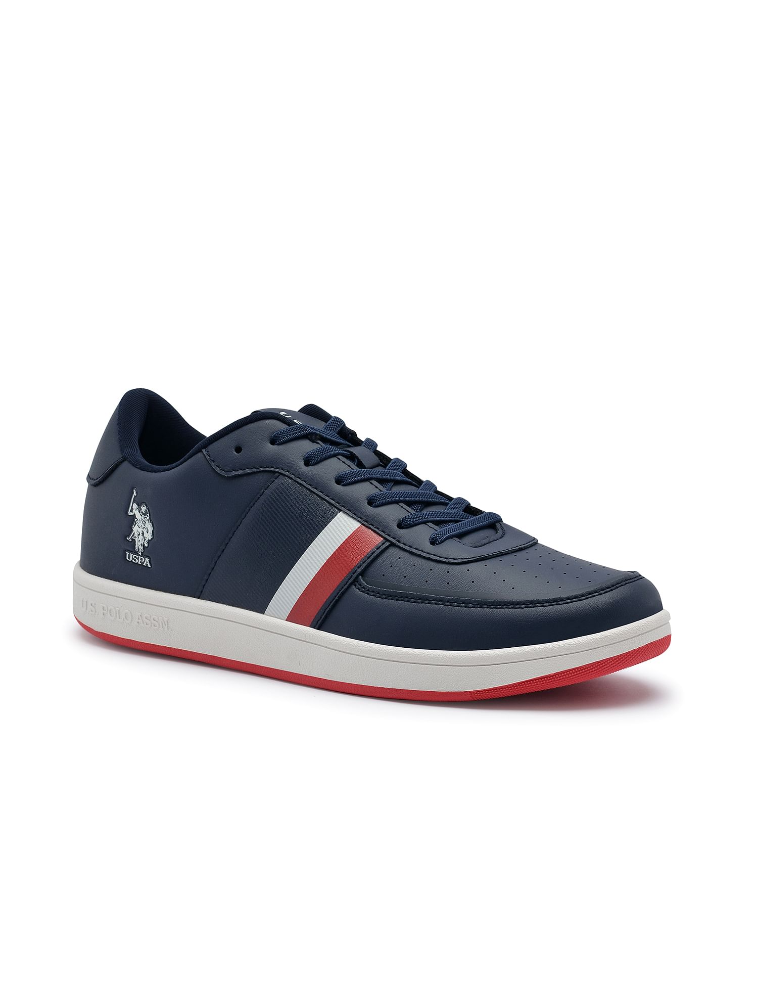 Men Brand Striped Panelled Gael Sneakers – U.S. Polo Assn. India