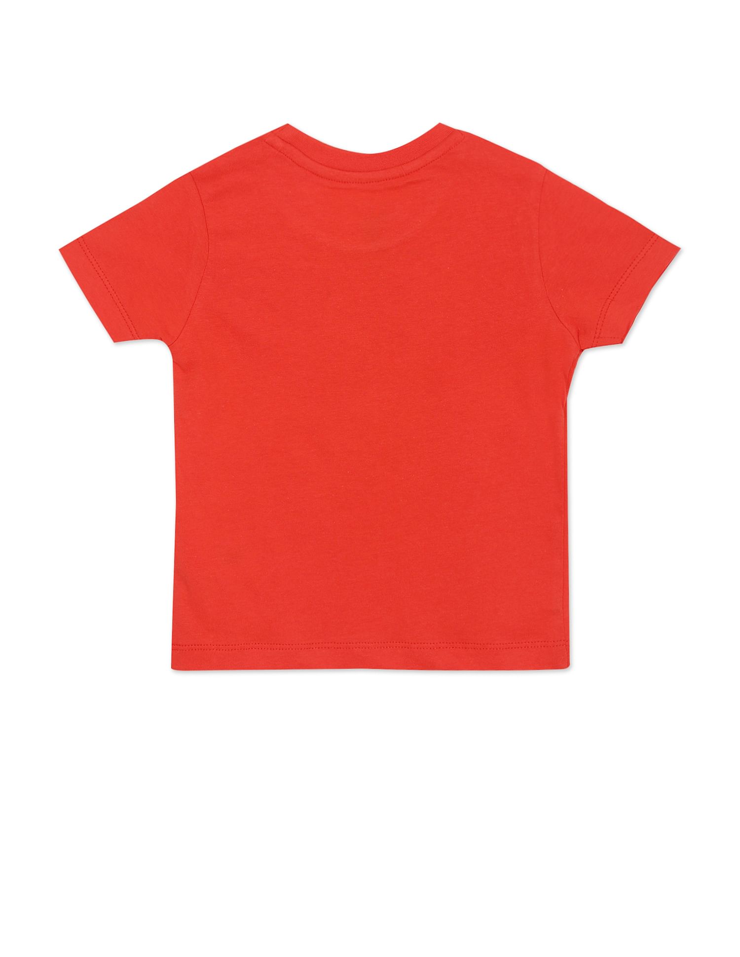 Graphic Print Pure Cotton T-Shirt Red - U.S. POLO ASSN. | Large