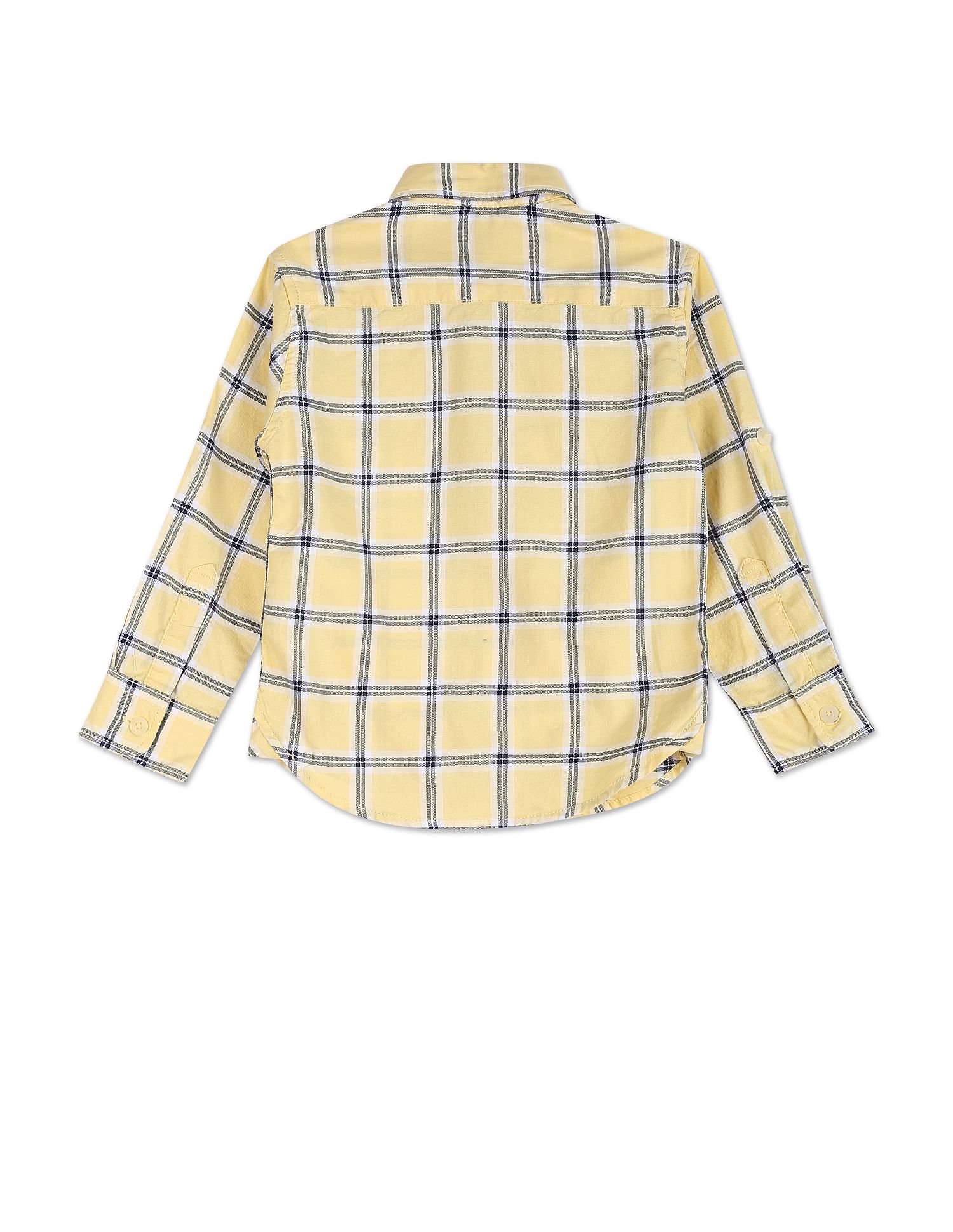Outdoor Check Oxford Shirt Yellow - U.S. Polo Assn. India | Large