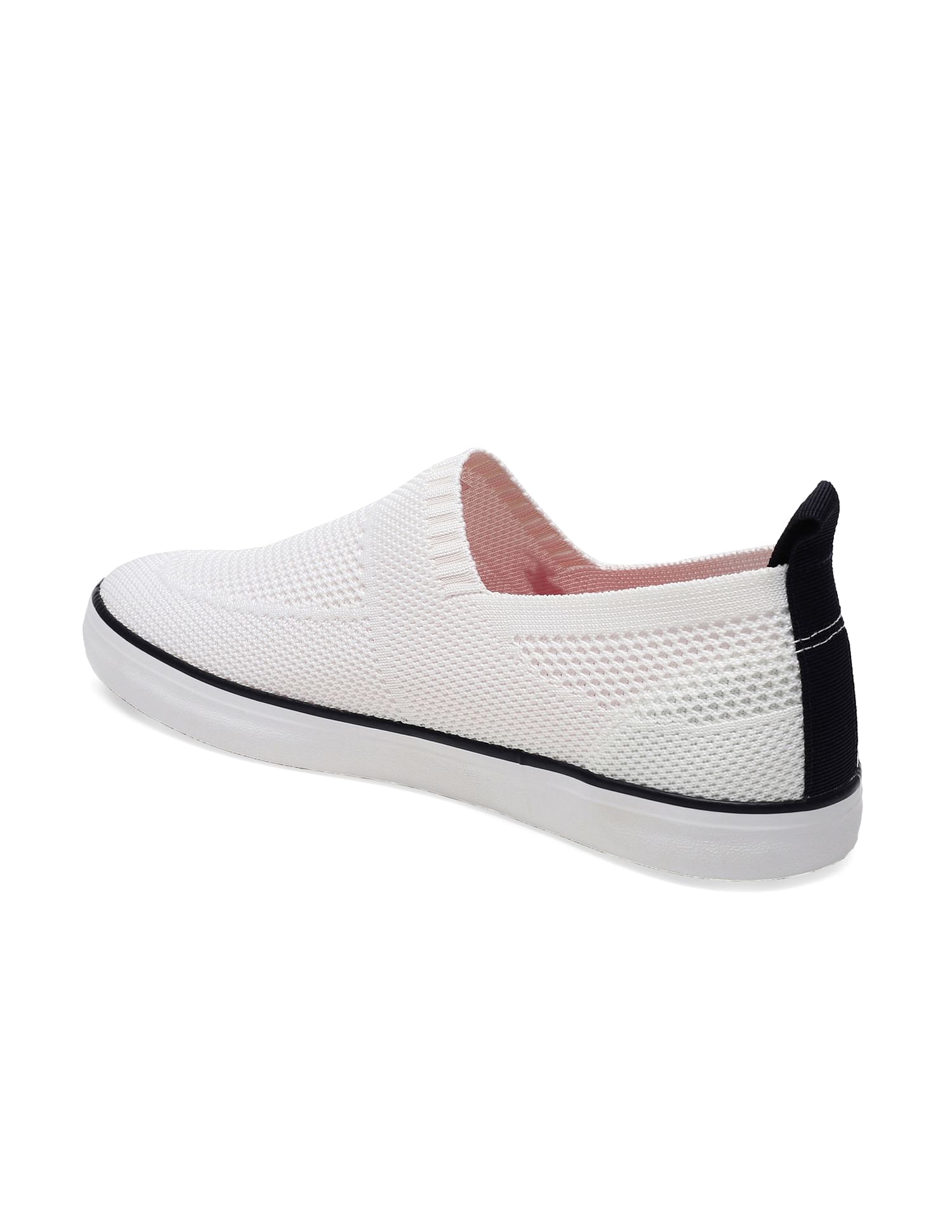 Men Knit Octavia 2.0 Slip On Shoes Off-White - U.S. Polo Assn. India | Large