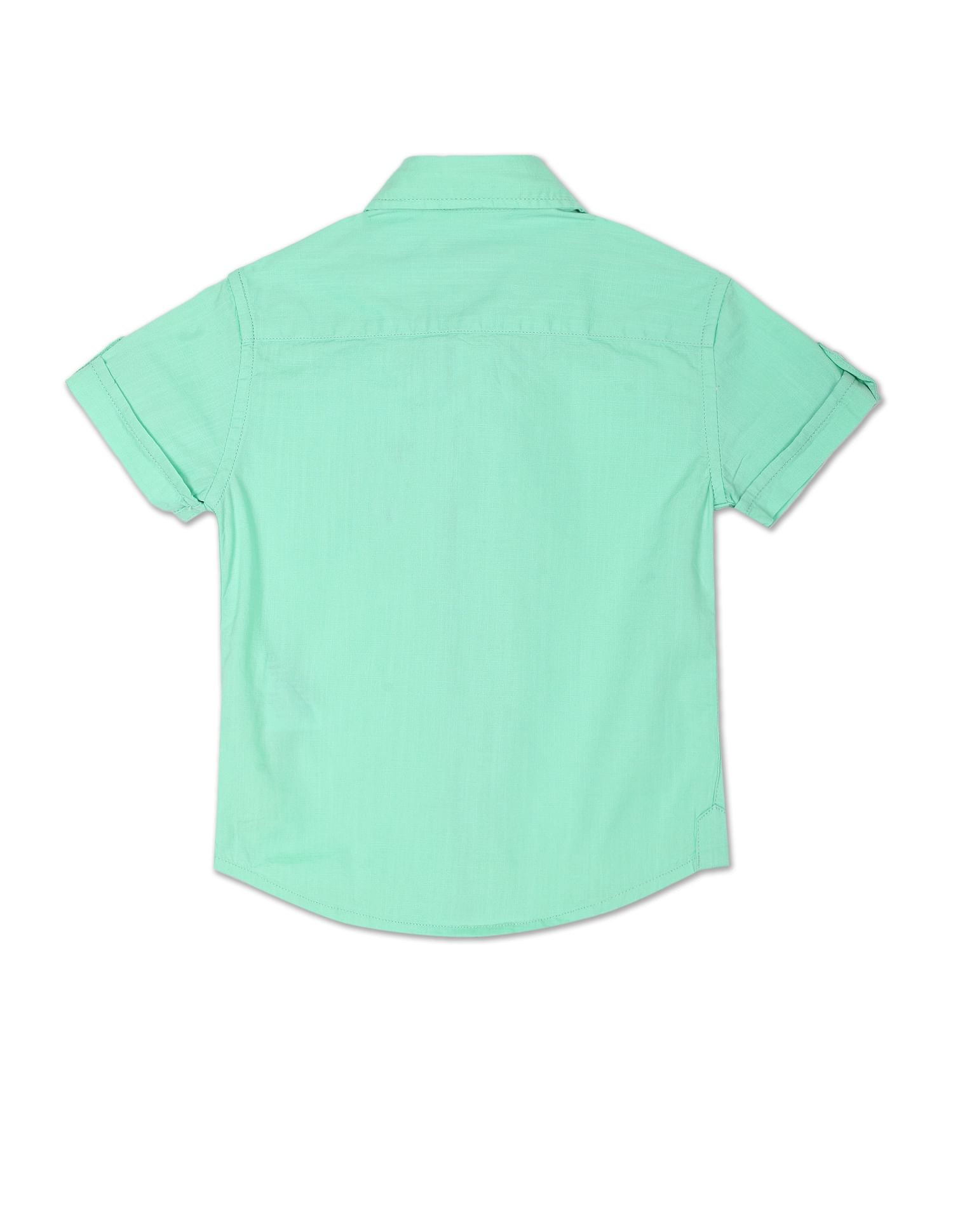 Short Sleeve Solid Shirt Mint - U.S. POLO ASSN. | Large