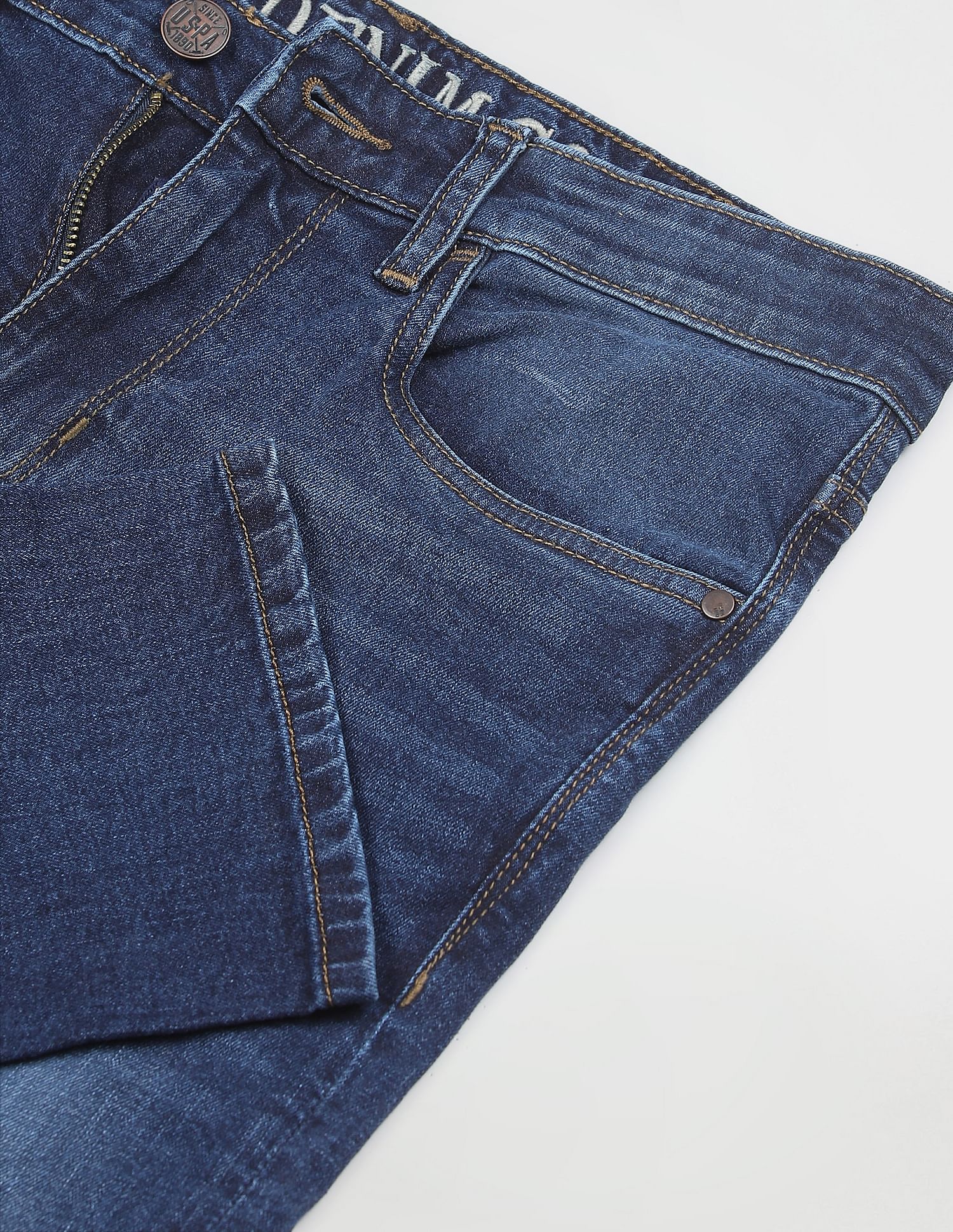 Mid Rise Regallo Skinny Fit Jeans Dark Blue - U.S. Polo Assn. India | Large