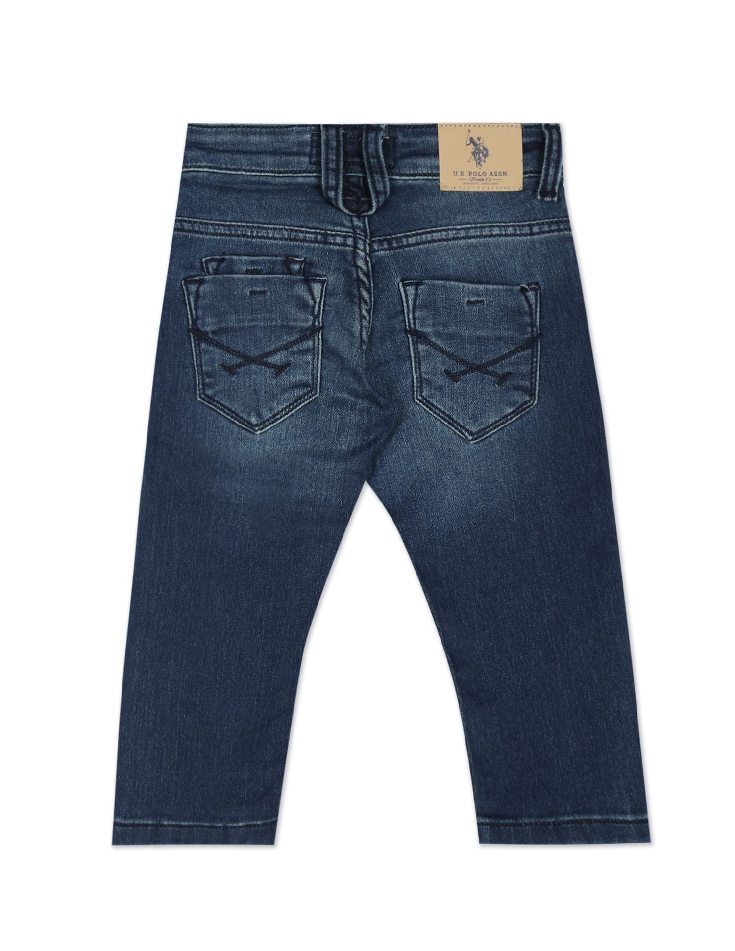 Mid Rise Relaxed Fit Jeans Blue - U.S. POLO ASSN. | Large